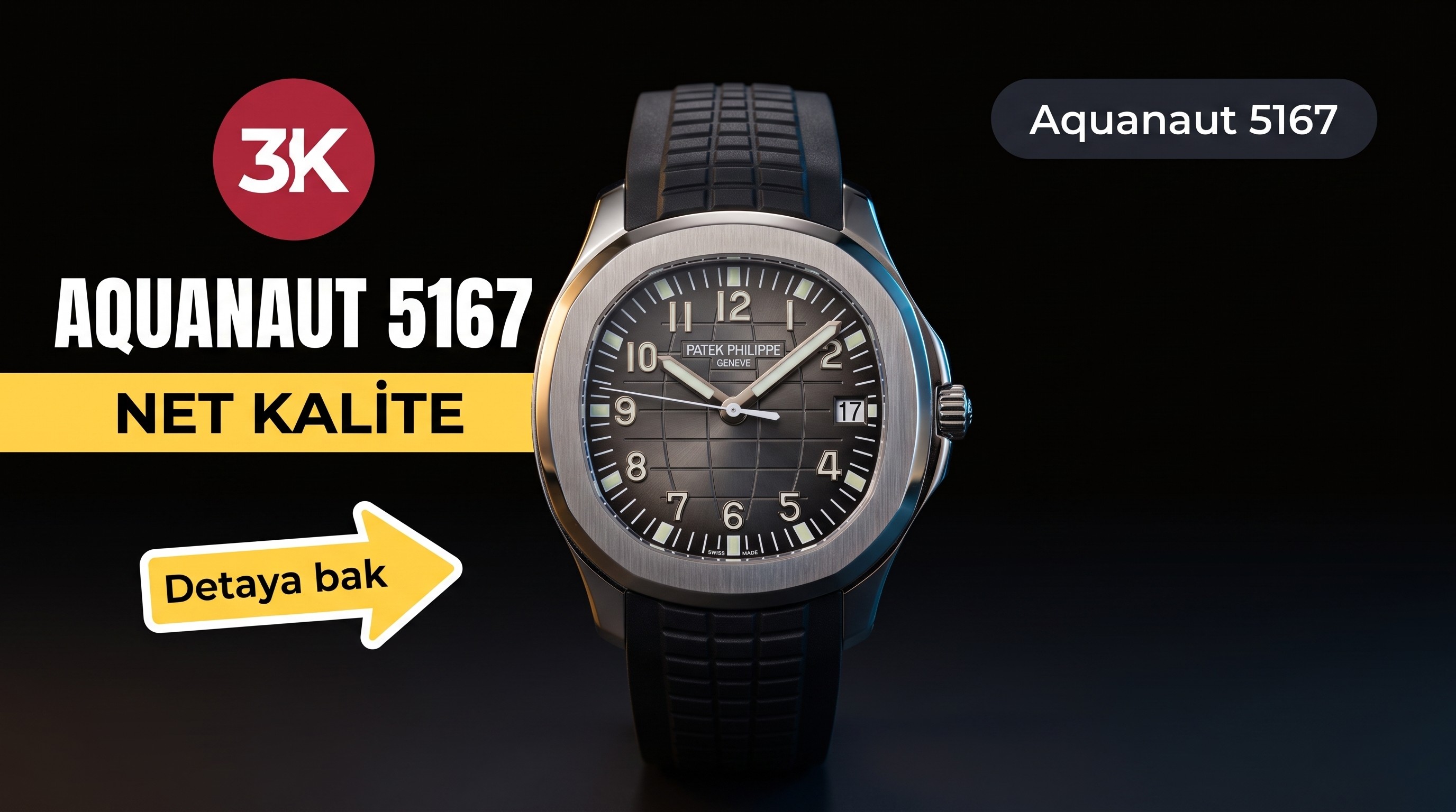 Patek Philippe Aquanaut 5167 3K Factory İncelemesi