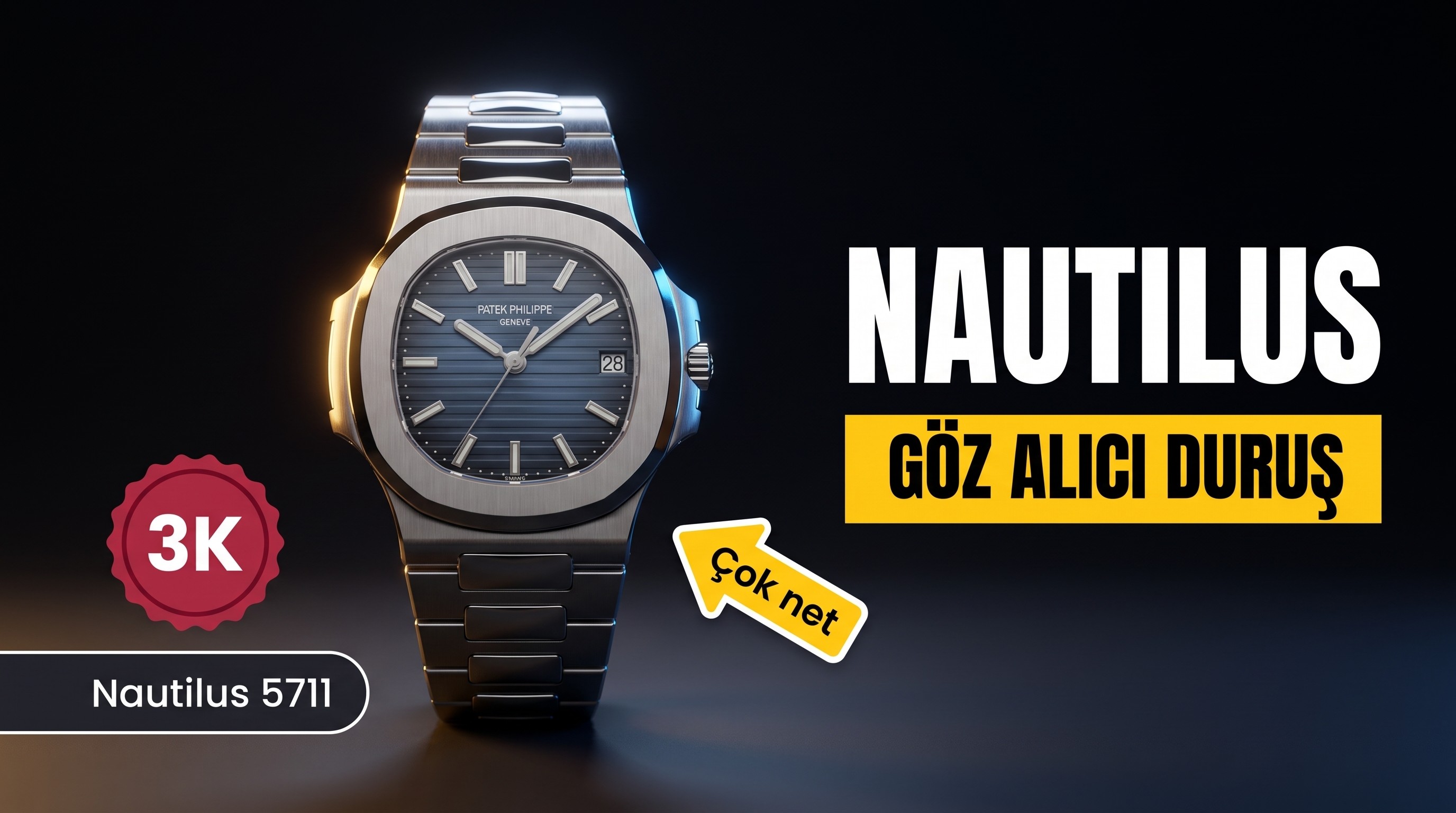Patek Philippe Nautilus 5711 3K Factory İncelemesi
