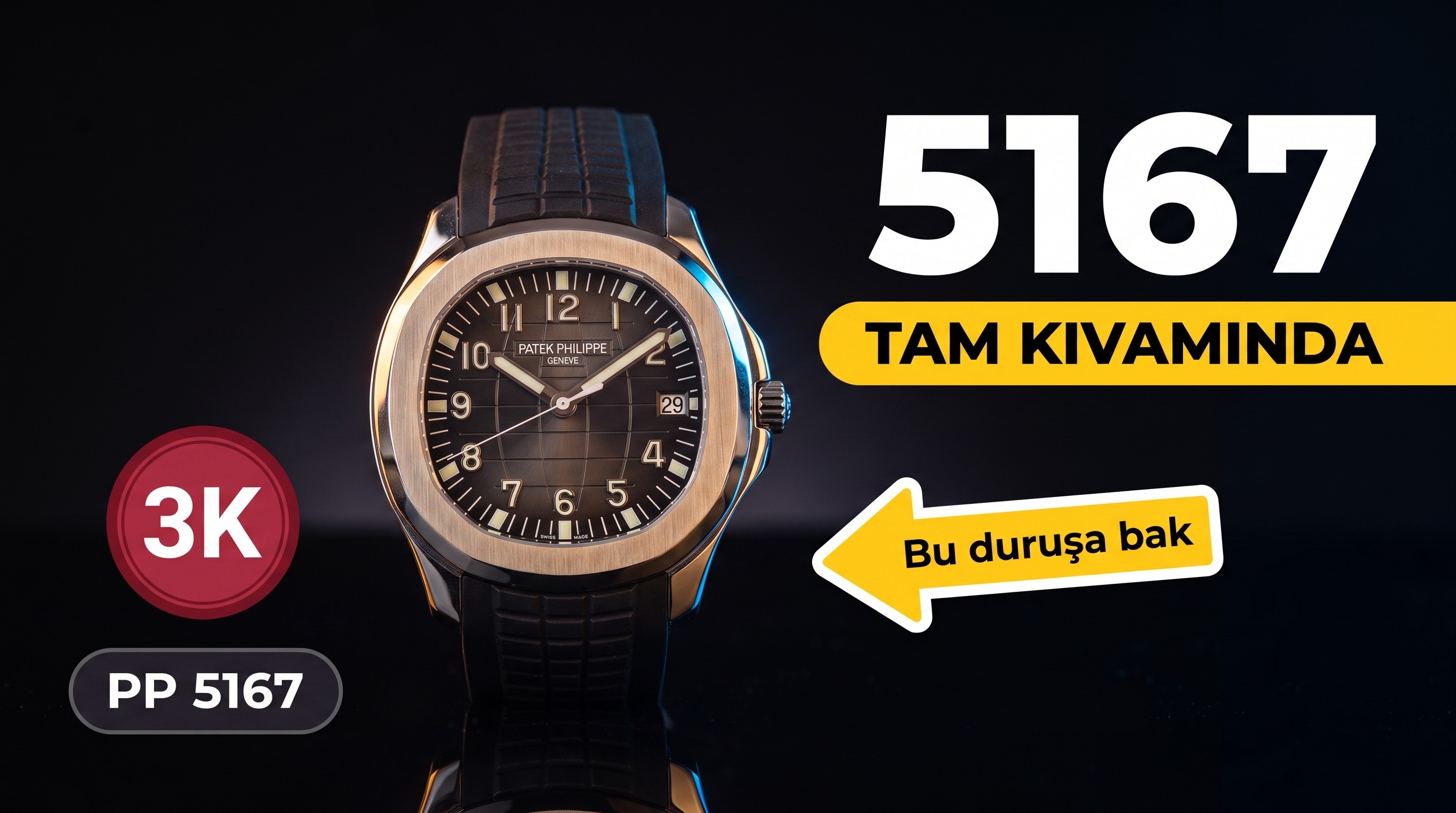 Patek Philippe Aquanaut 5167 3K Factory İncelemesi