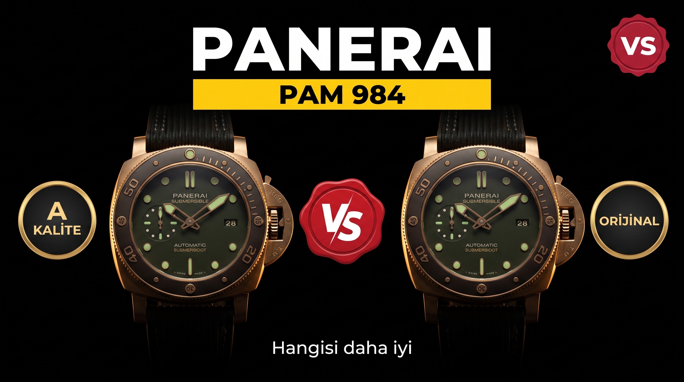 Inceleme vs Factory Panerai Submersible Serisi P...