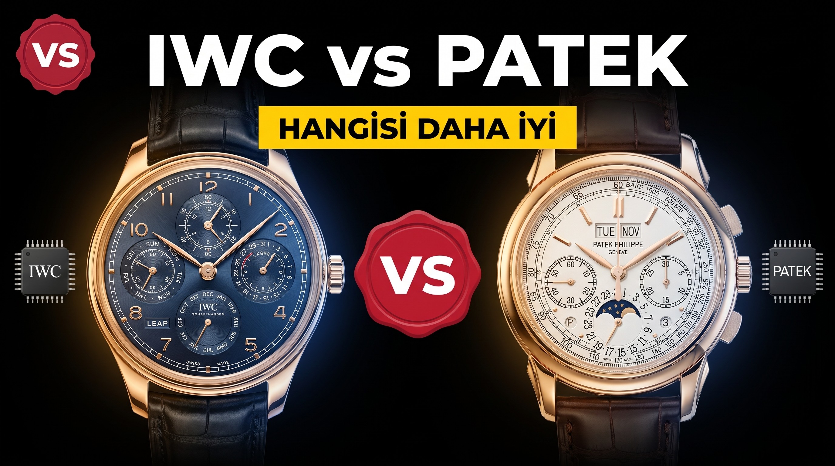 Iwc vs Patek Philippe Saatleri Hangisi Daha Iyi...