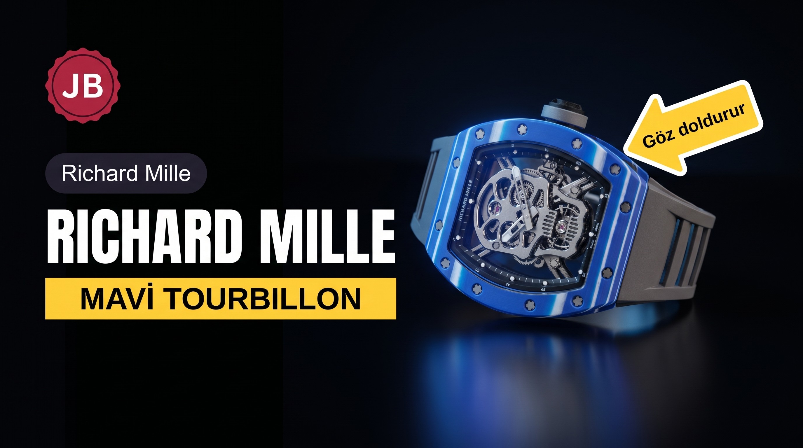 JB Factory Richard Mille RM52-01 gerçek tourbillon - mavi almaya değer mi?