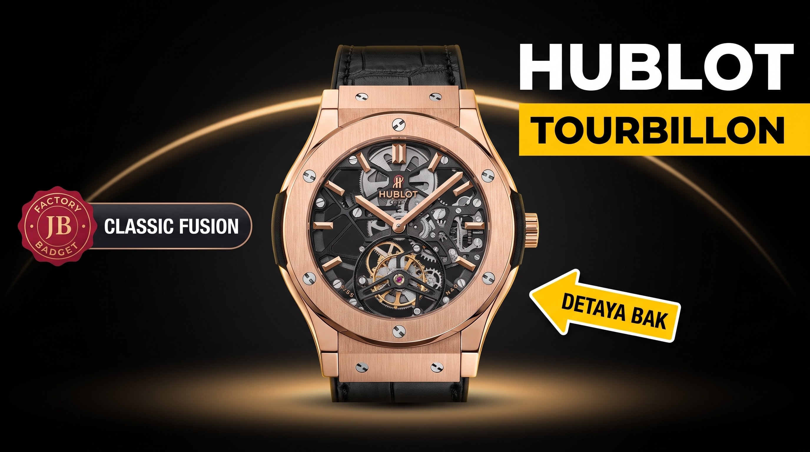JB Factory Yayınlanan Replika Hublot Classic Fusion Tourbillon Saatler