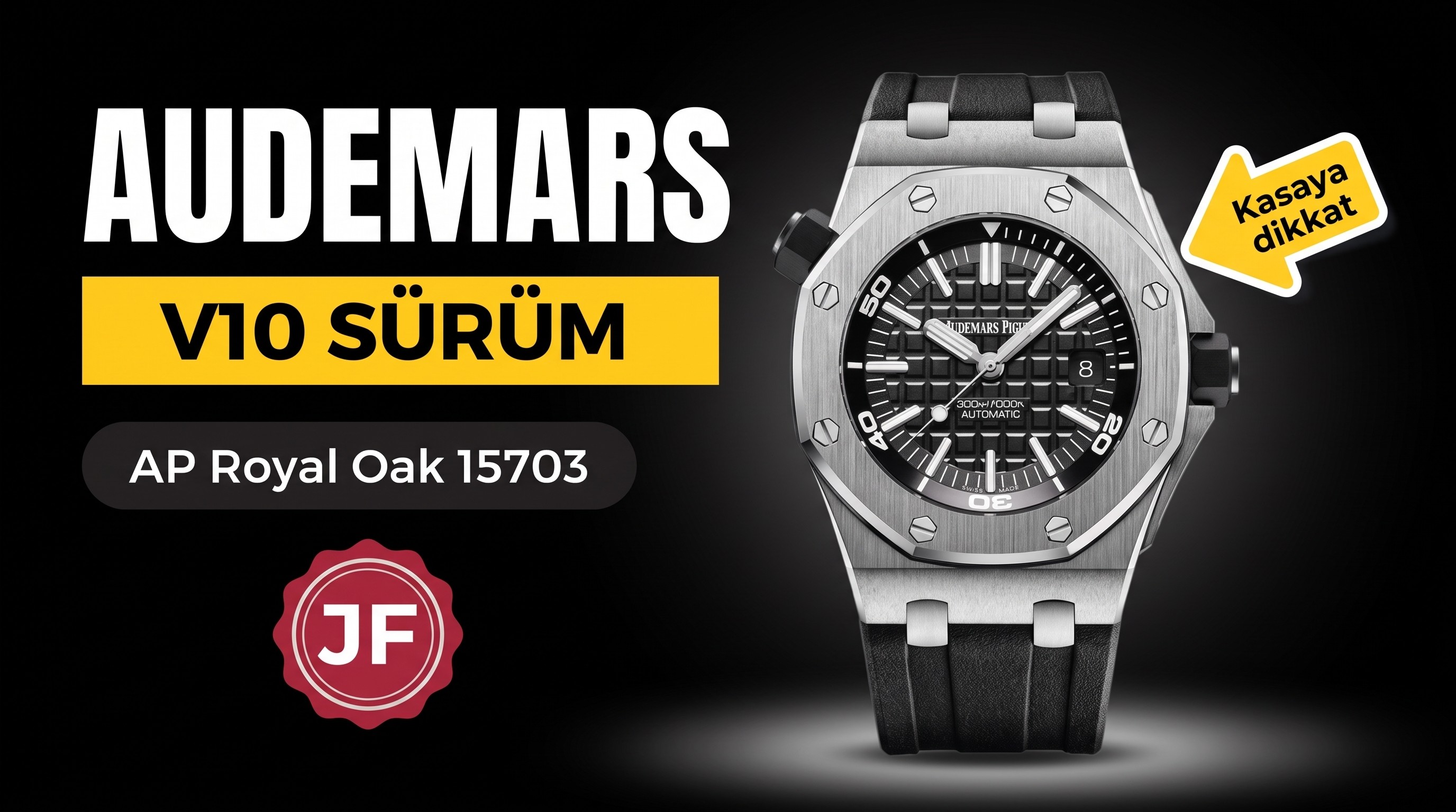 JF Factory Audemars Piguet 15703 en yeni V10 sürümü nasıl, almaya değer mi?