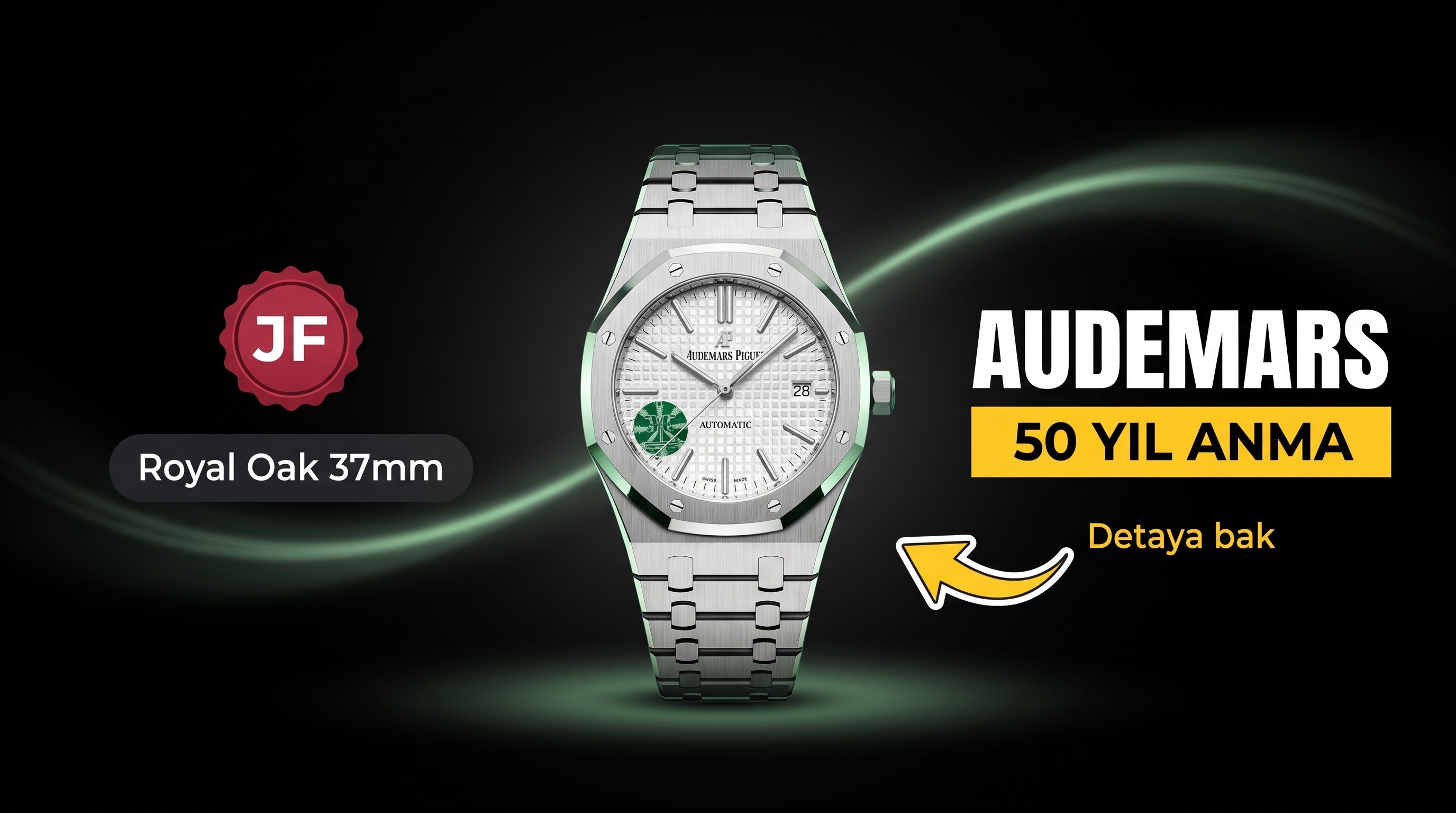 JF Factory Audemars Piguet AP 50. Yıl Anma Kadın Royal Oak 37 MM Referans 15550ST-15451ST Saat