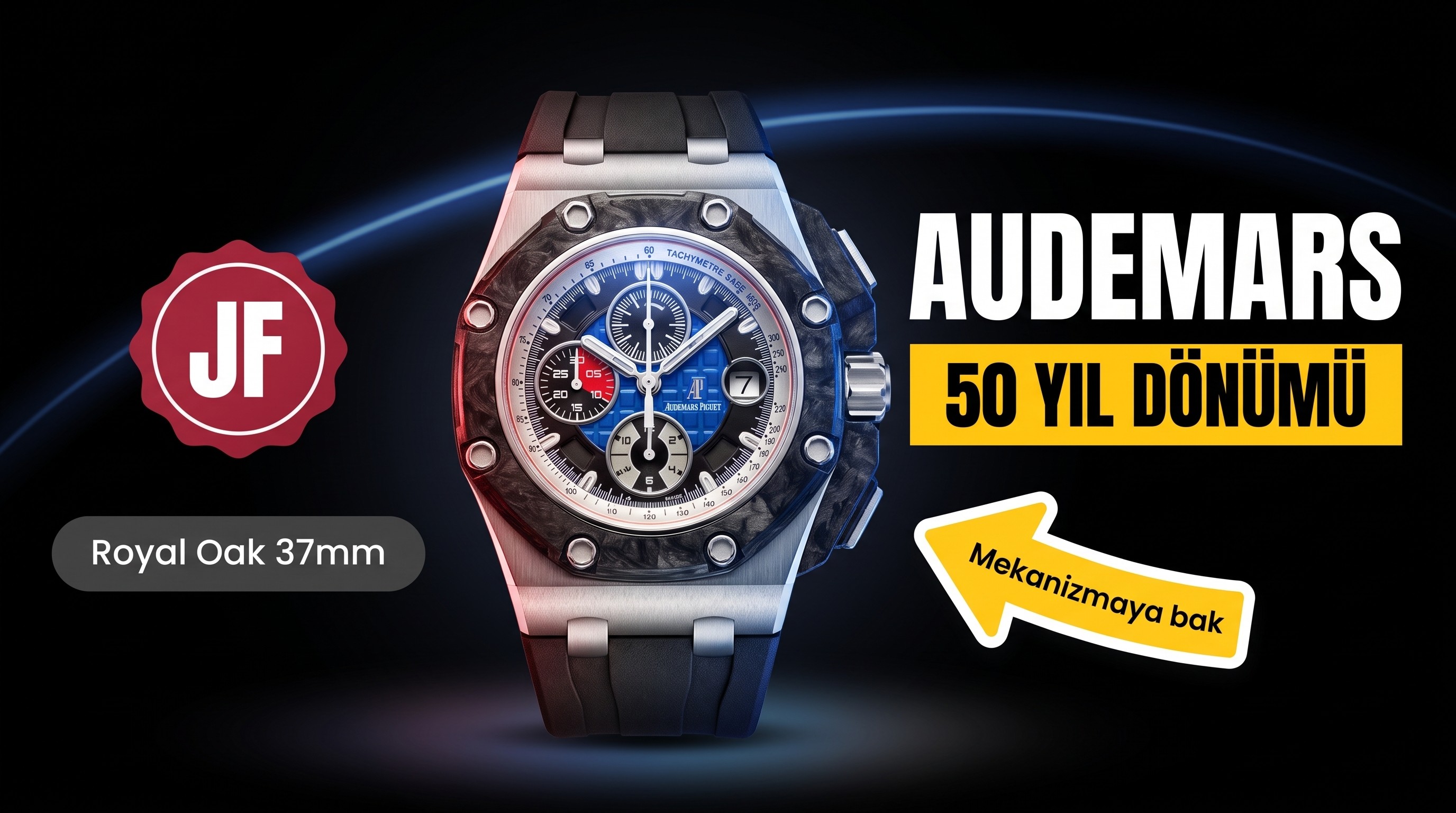 JF Factory Audemars Piguet AP 50. Yıl Dönümü Kadın Modeli Royal Oak 37 MM Model 15550ST-15451ST Kol Saati