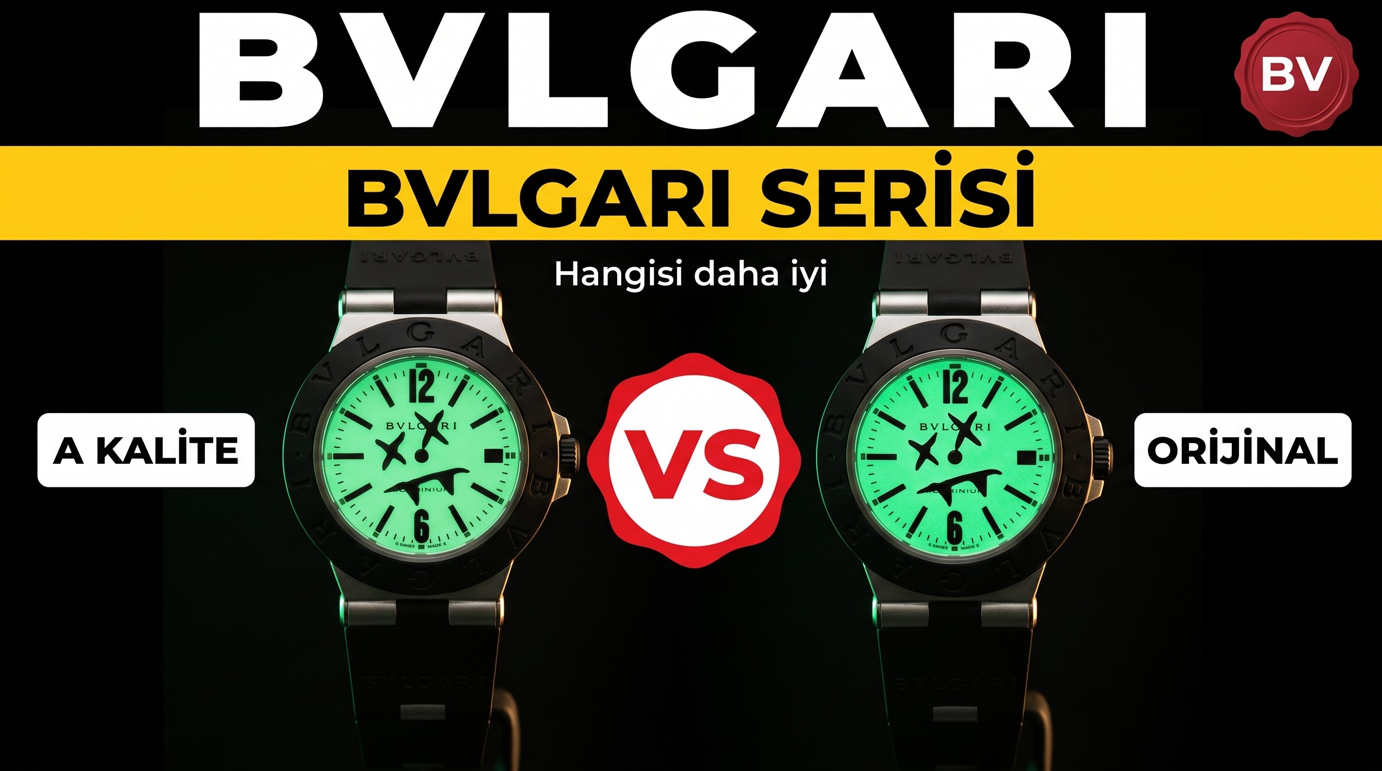 Karşılaştırmalı inceleme: BV Factory Bvlgari∙BVLGARI Serisi 103539 Kol Saati