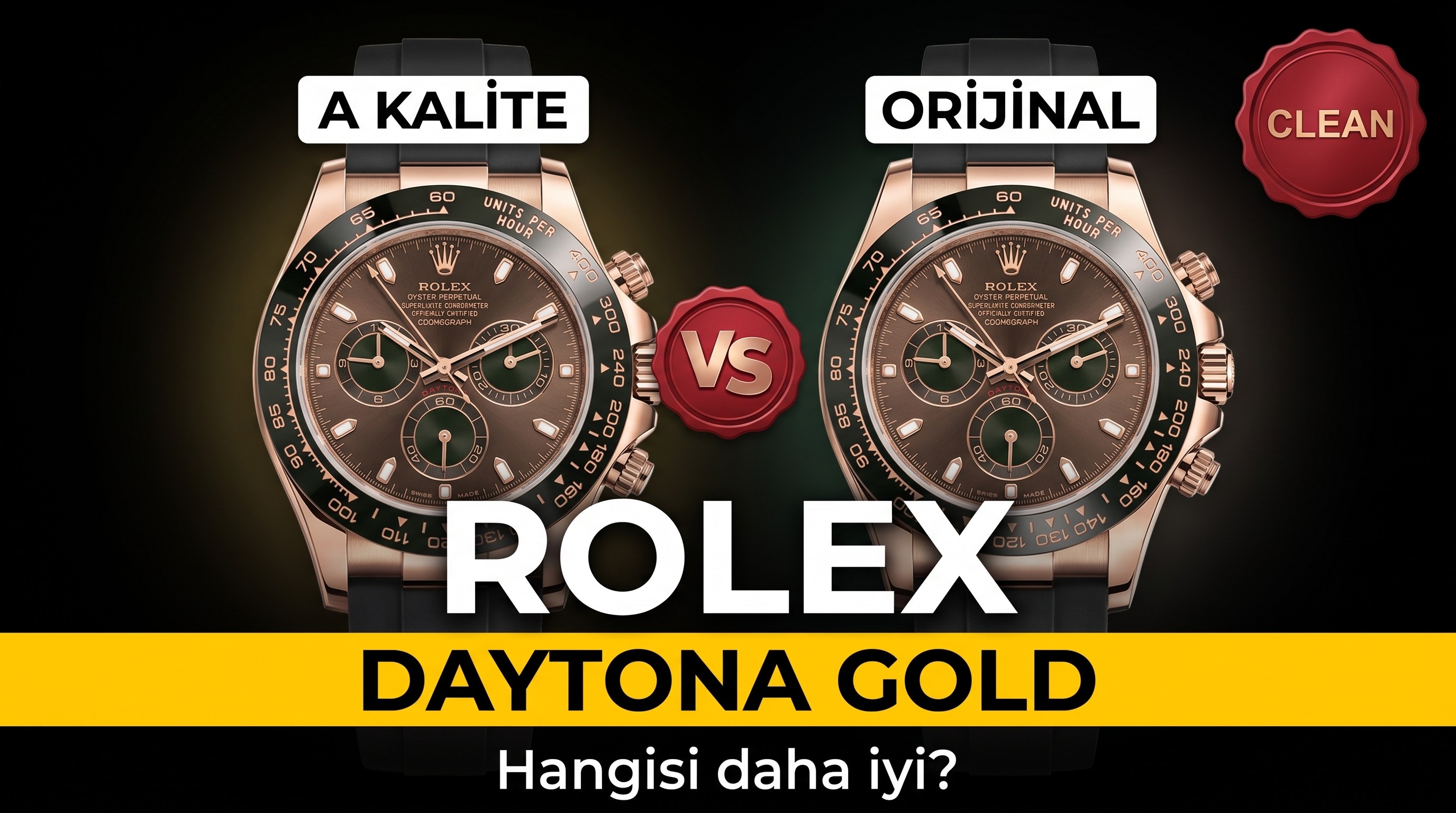 Rolex Daytona M116515 Clean Factory İncelemesi