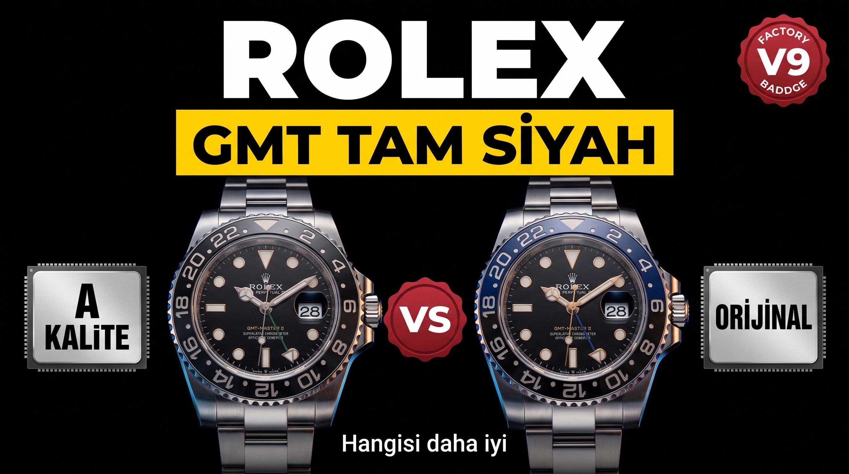 Rolex GMT-Master II 116710LN-78200 V9 Factory İn...