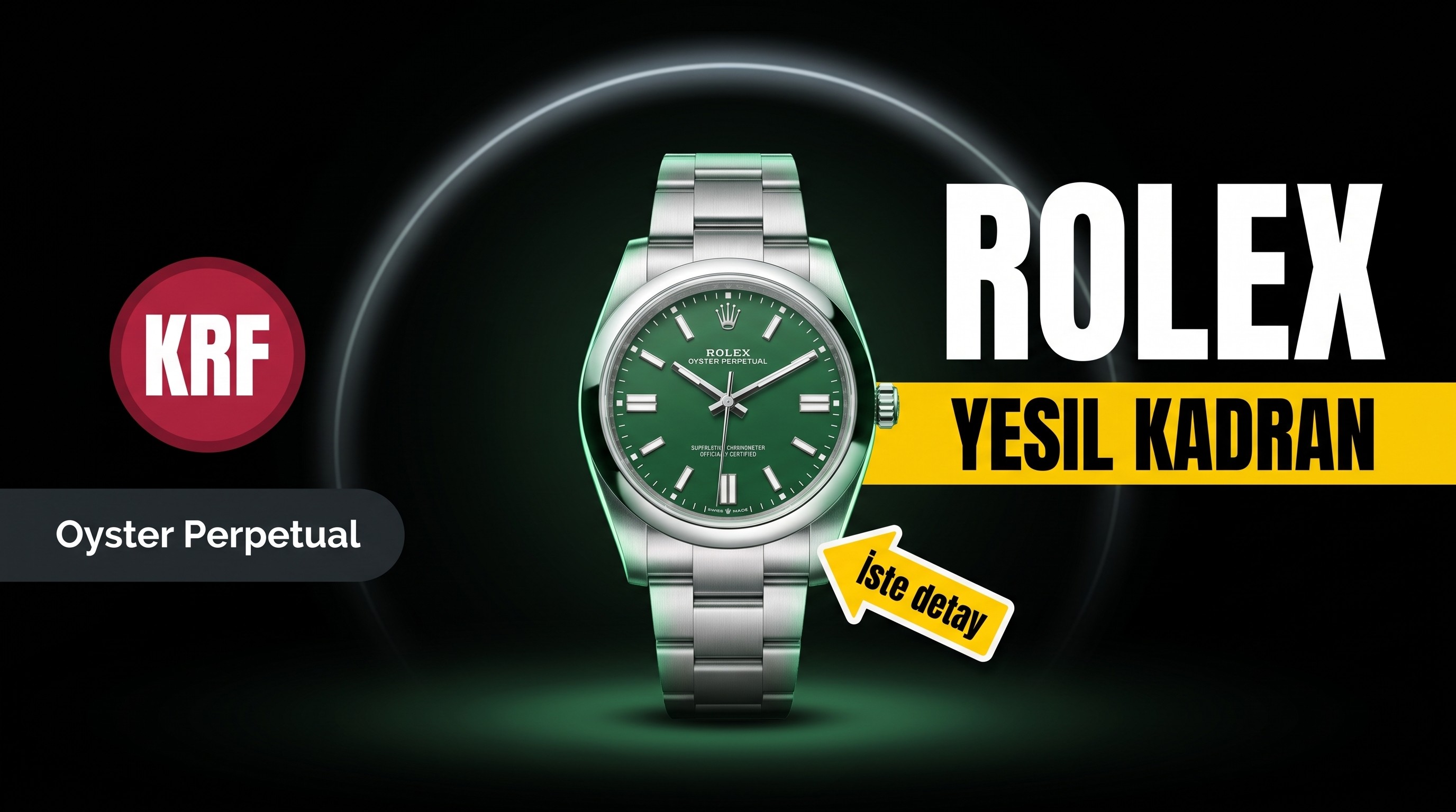 KRF Factory Rolex Oyster Perpetual 126000-0005 serisi nötr yeşil kadran iyi mi yapılmış?