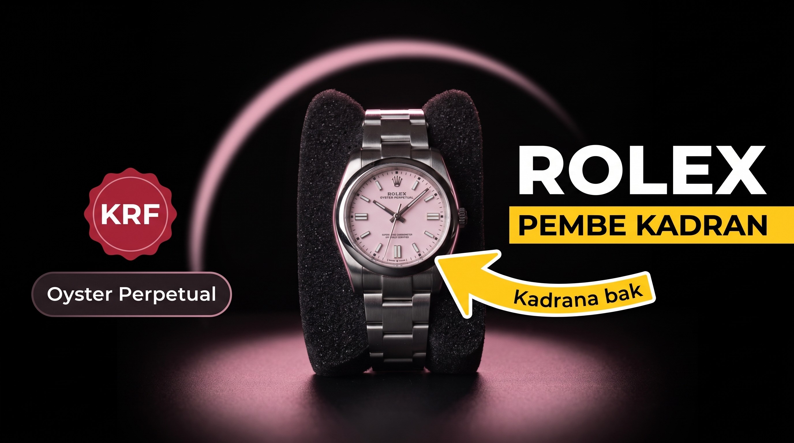 KRF Factory Rolex Oyster Perpetual 126000 pembe kadran 36 mm kalitesi nasıl?