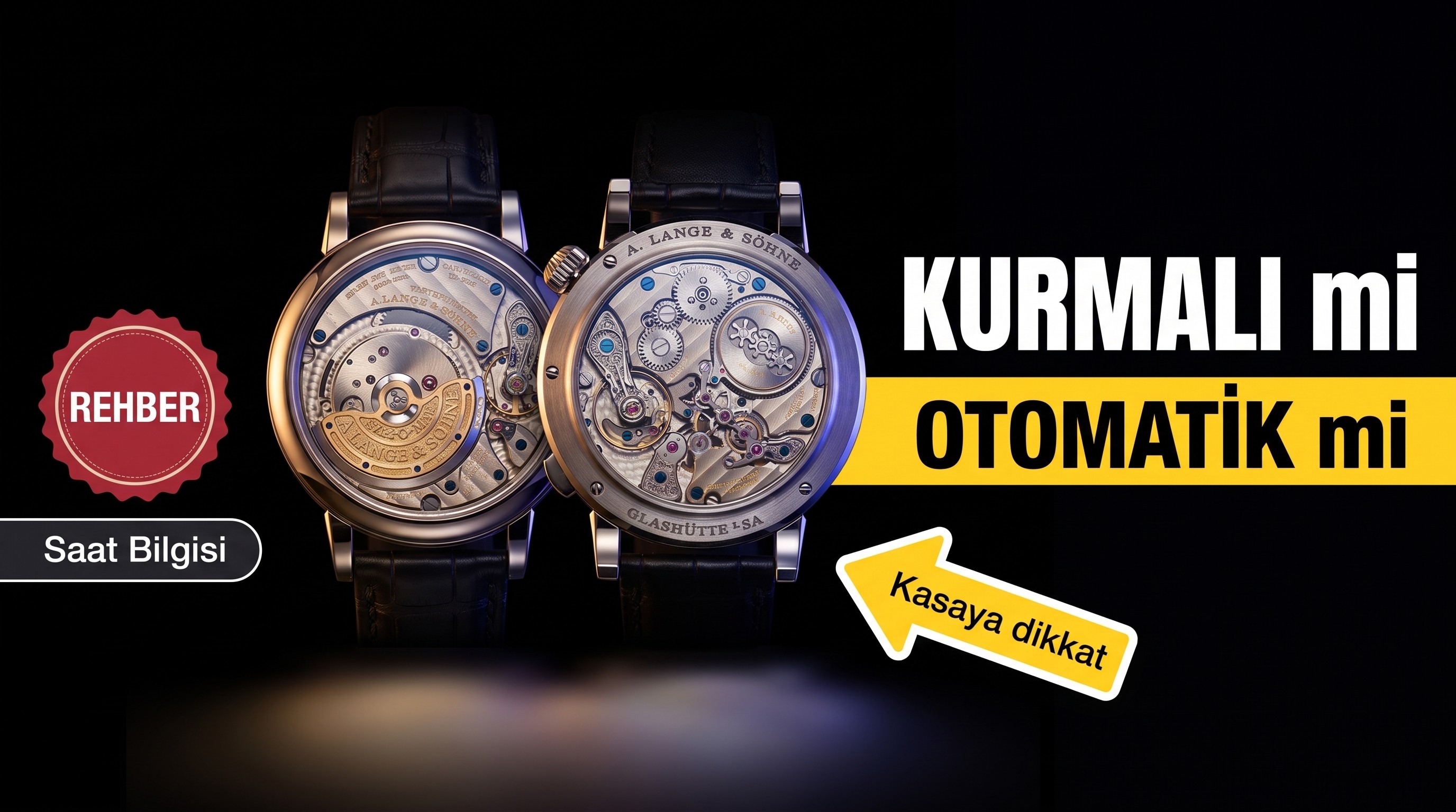 Kurmalı Saatler ile Otomatik Saatler