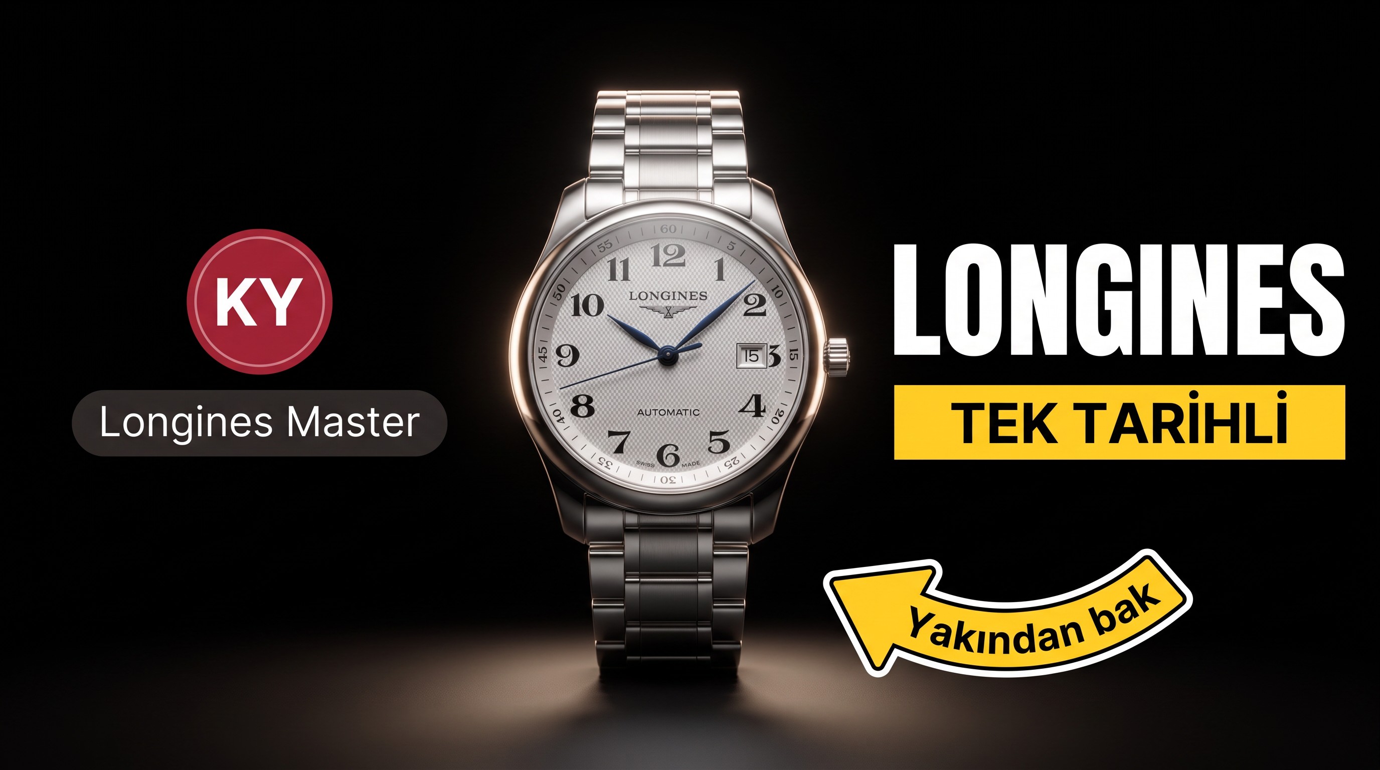 KY Factory Longines Master Collection tek tarihli 2892 mekanizmalı saat incelemesi