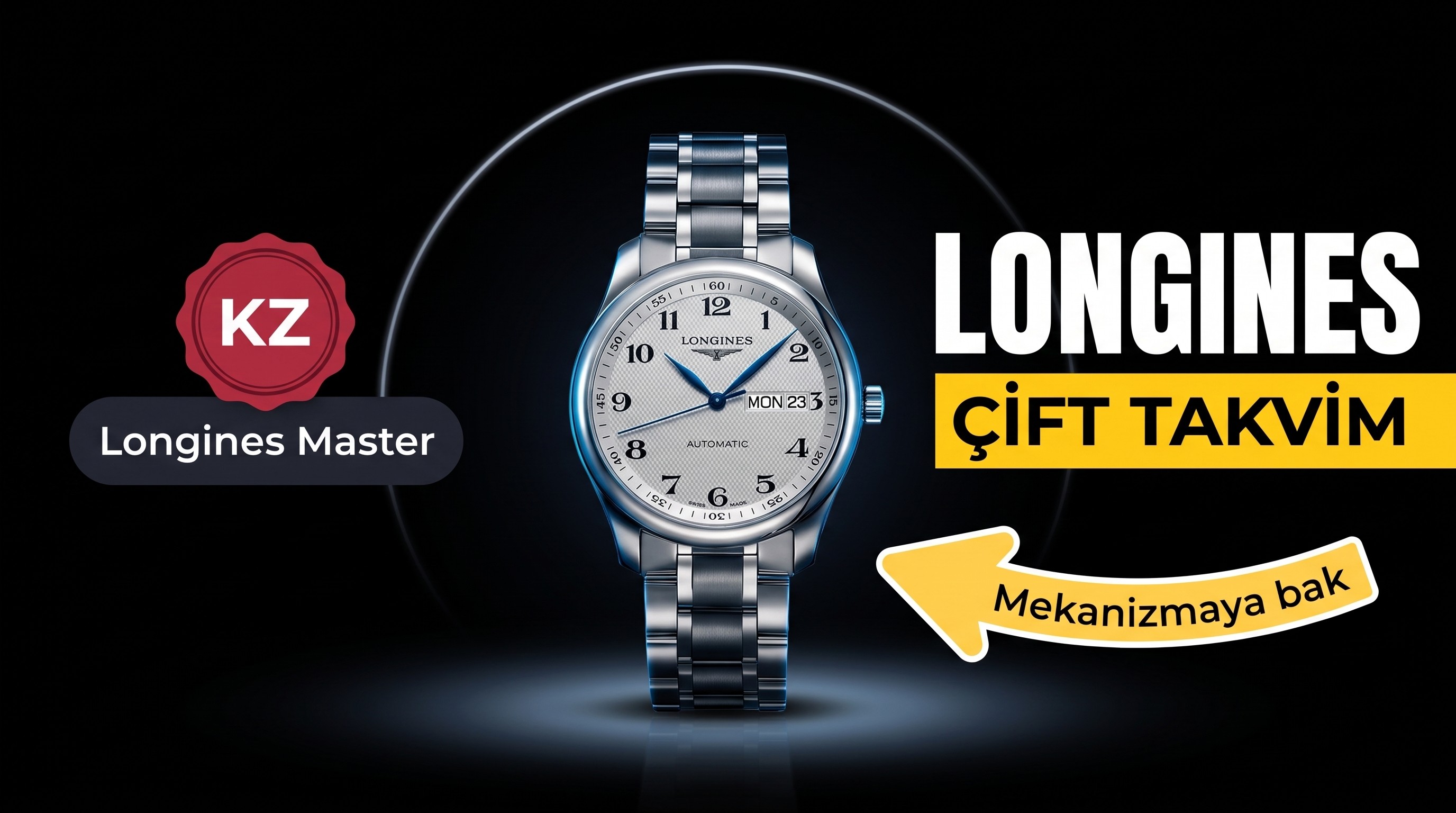 KZ Factory Longines Master Collection çift takvim eta2836 serisi L2.755.4.78.6 orijinal karşılaştırmalı detaylı inceleme