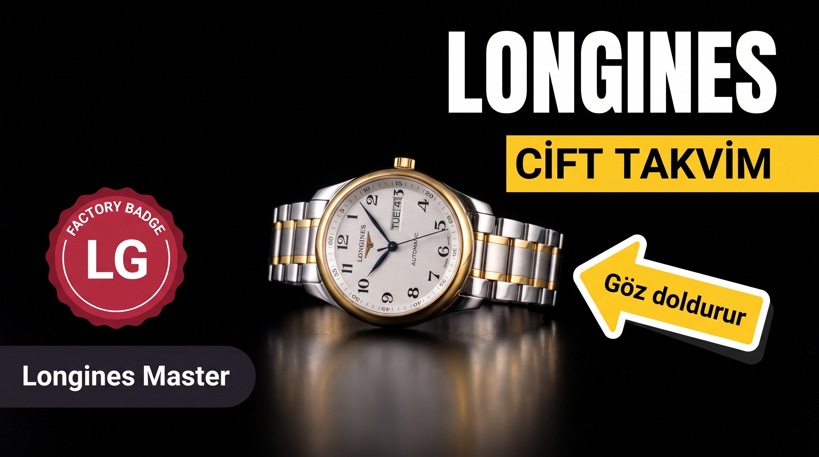 LG Factory Longines Master Çift Takvim Kol Saati İncelemesi