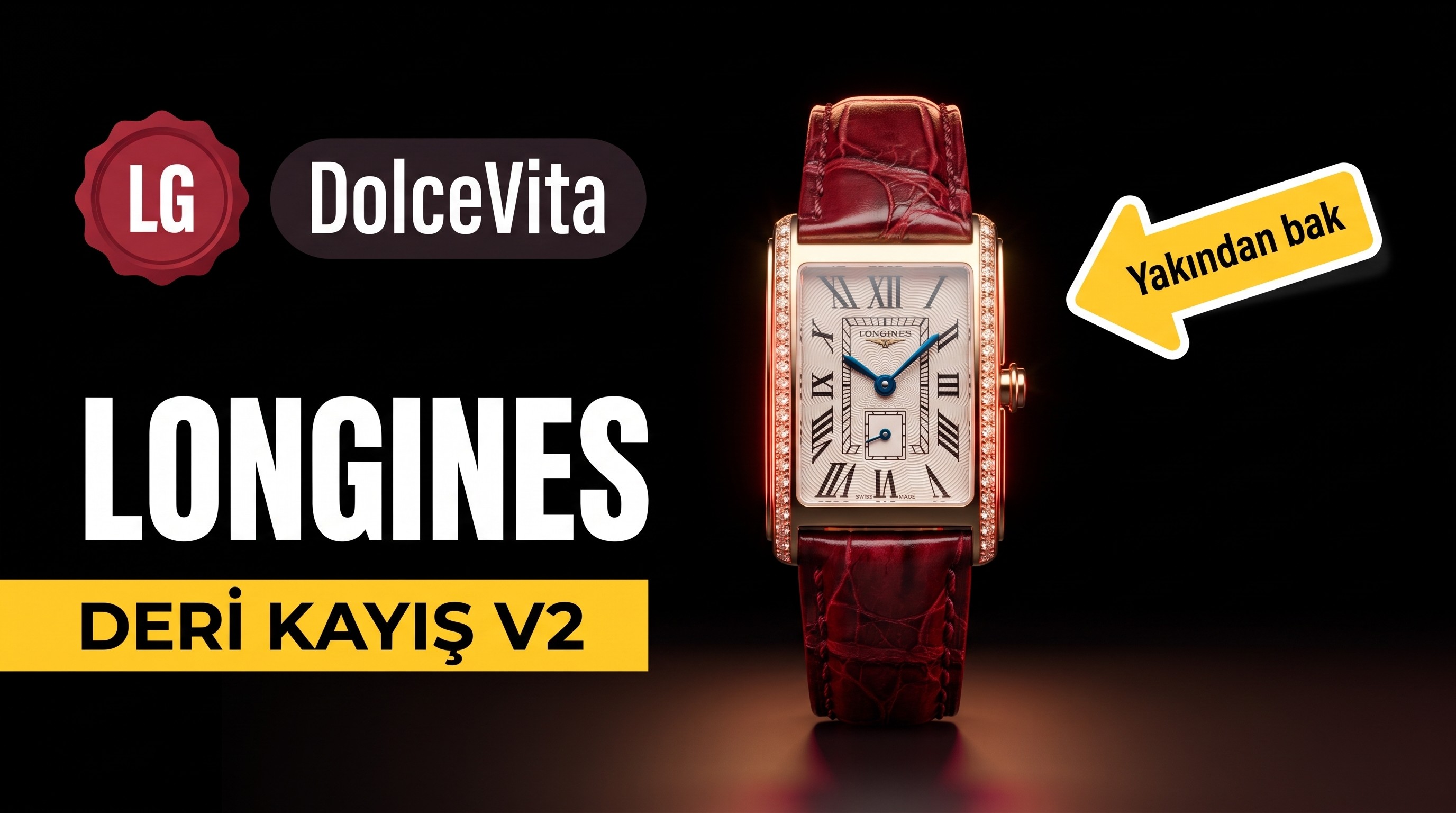 LG Factory2021 Longines DolceVita timsah derisi serisi v2 yükseltilmiş versiyon