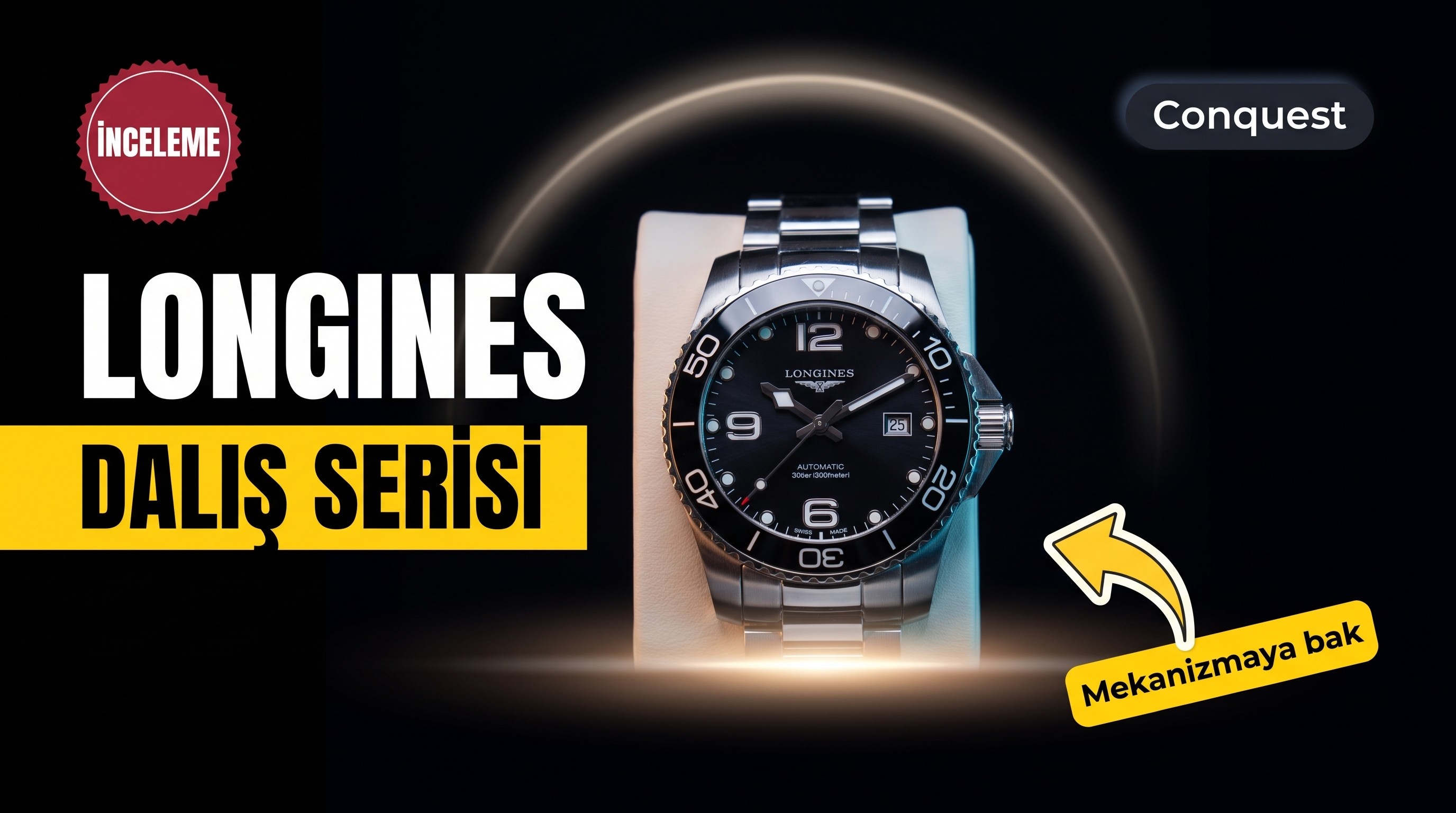 Longines Conquest dalış serisi erkek kol saati incelemesi