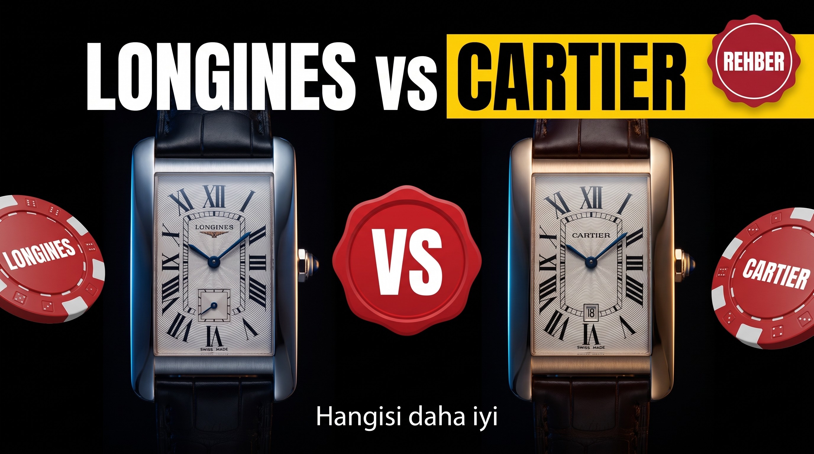 Longines VS Cartier: Karşılaştırma ve İnceleme