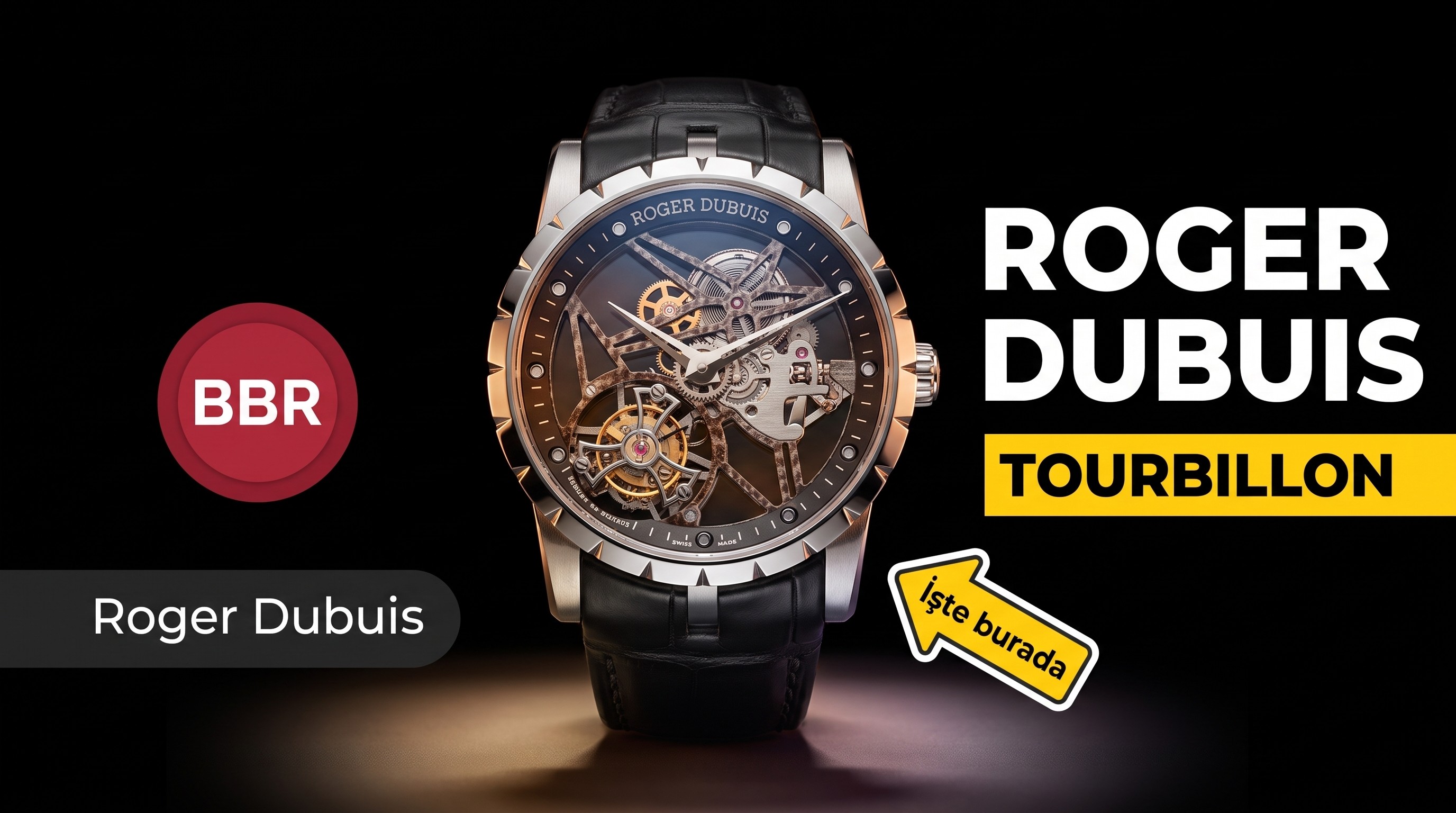 Lu Han'ın da taktığı BBR Factory Roger Dubuis RDDBEX0393 iskelet tourbillon üst seviye versiyon incelemesi