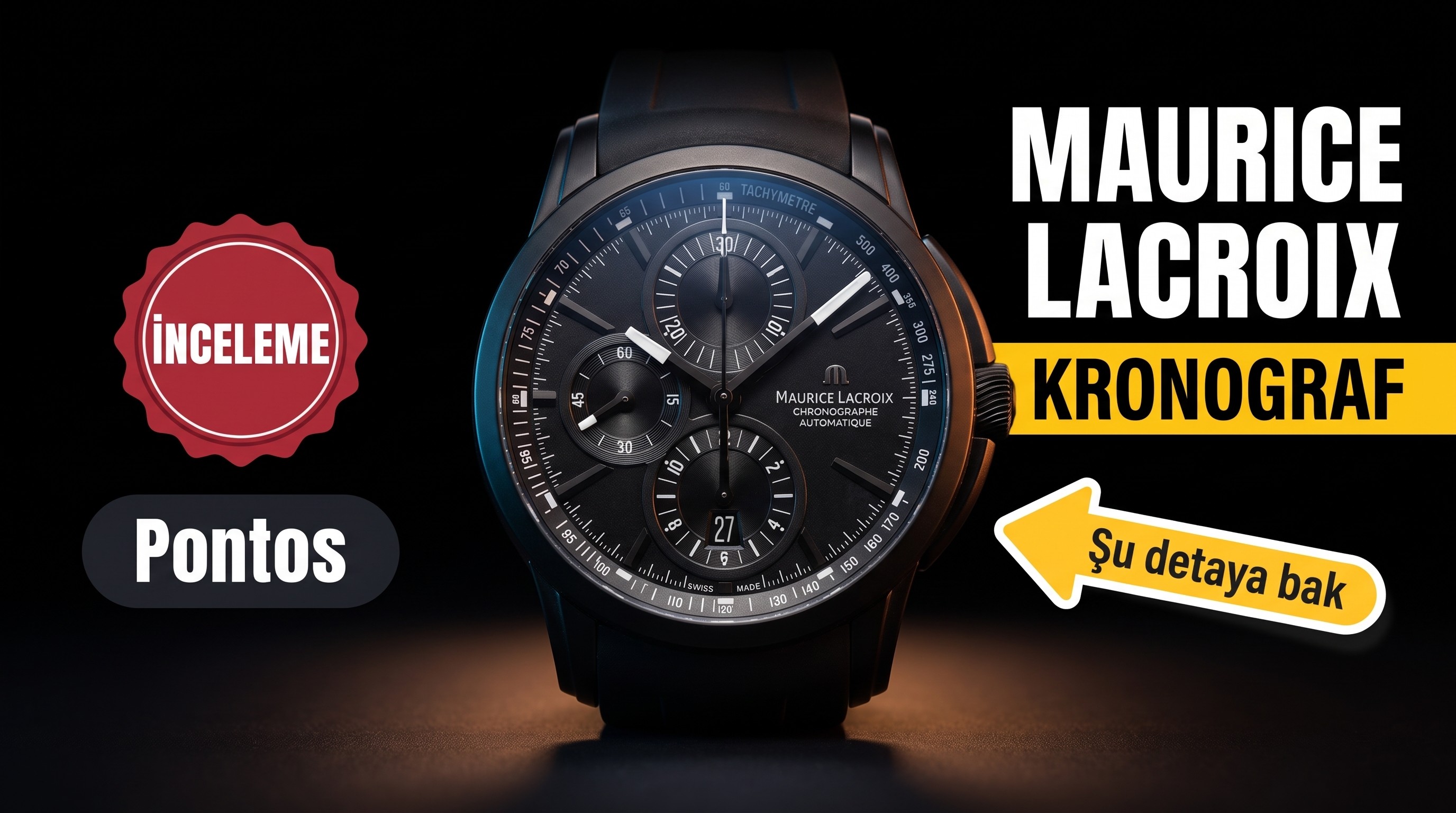 Maurice Lacroix Pontos Automatic Chronograph İnc...