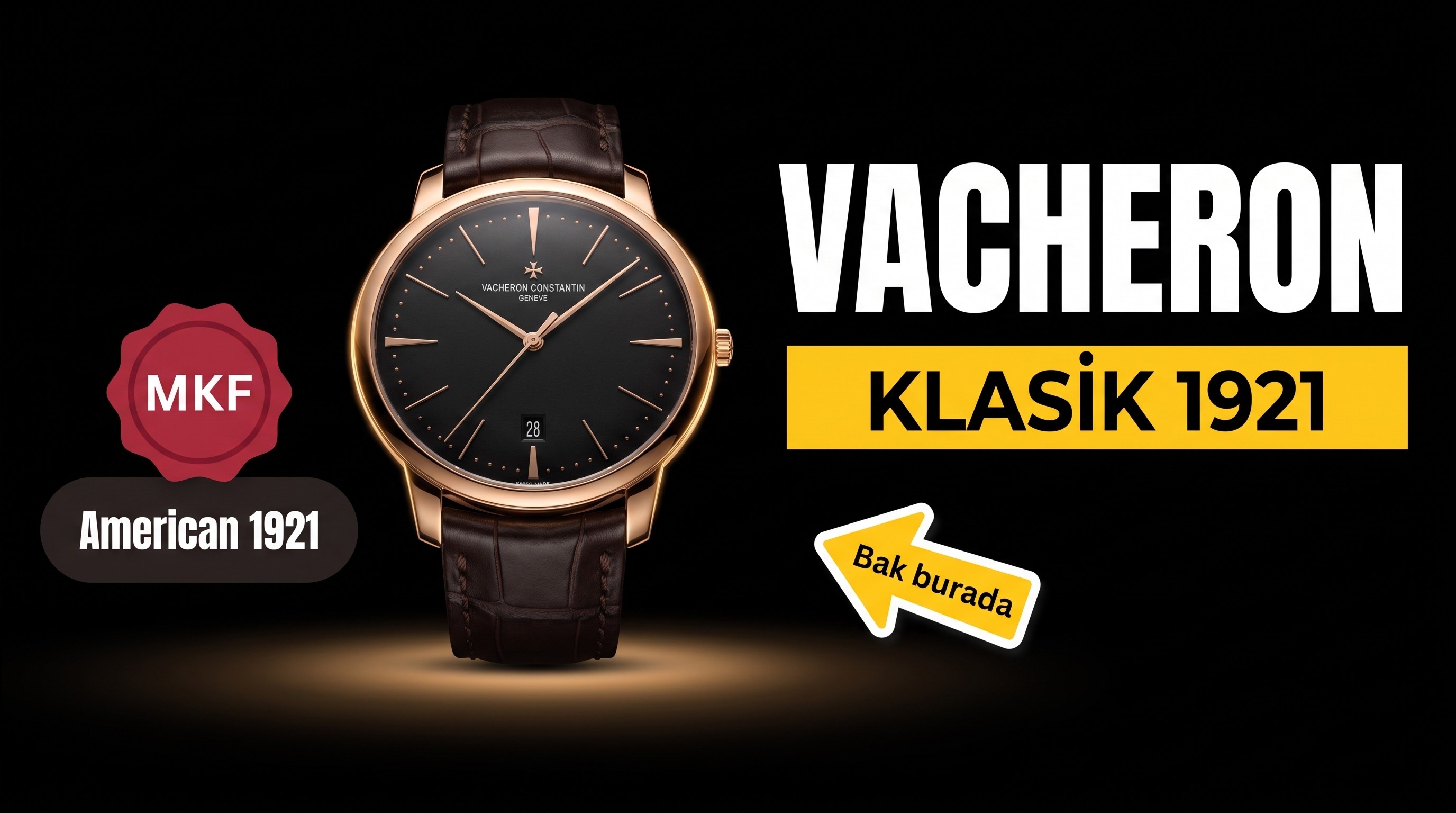 MKF Factory Vacheron Constantin Historiques American 1921 saat serisi
