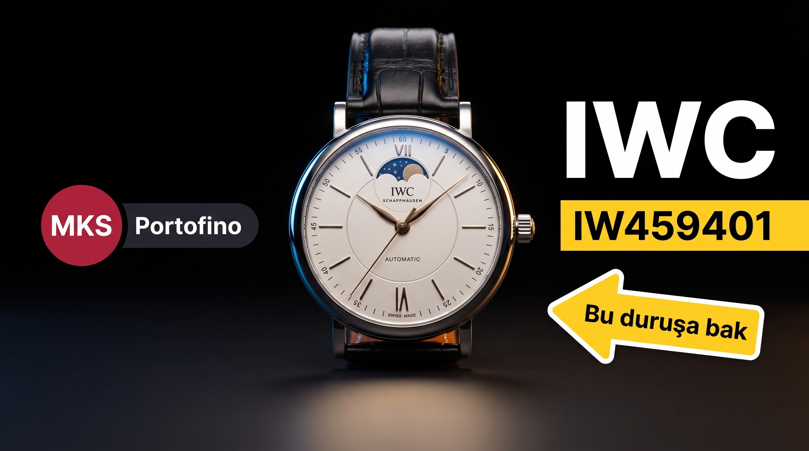 MKS Factory IWC Portofino Ay Evreli Kol Saati iw459401 Nasıl?