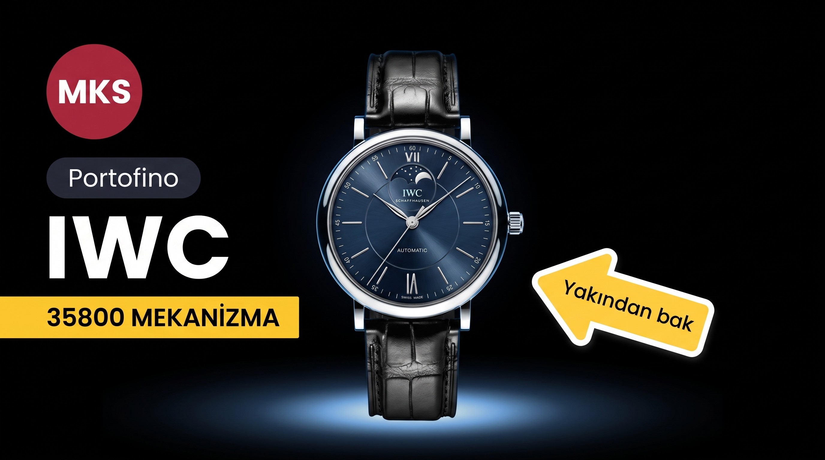 MKS Factory IWC Portofino Ay Evresi «Özel Üretim 35800 Mekanizma» İşçilik İncelemesi