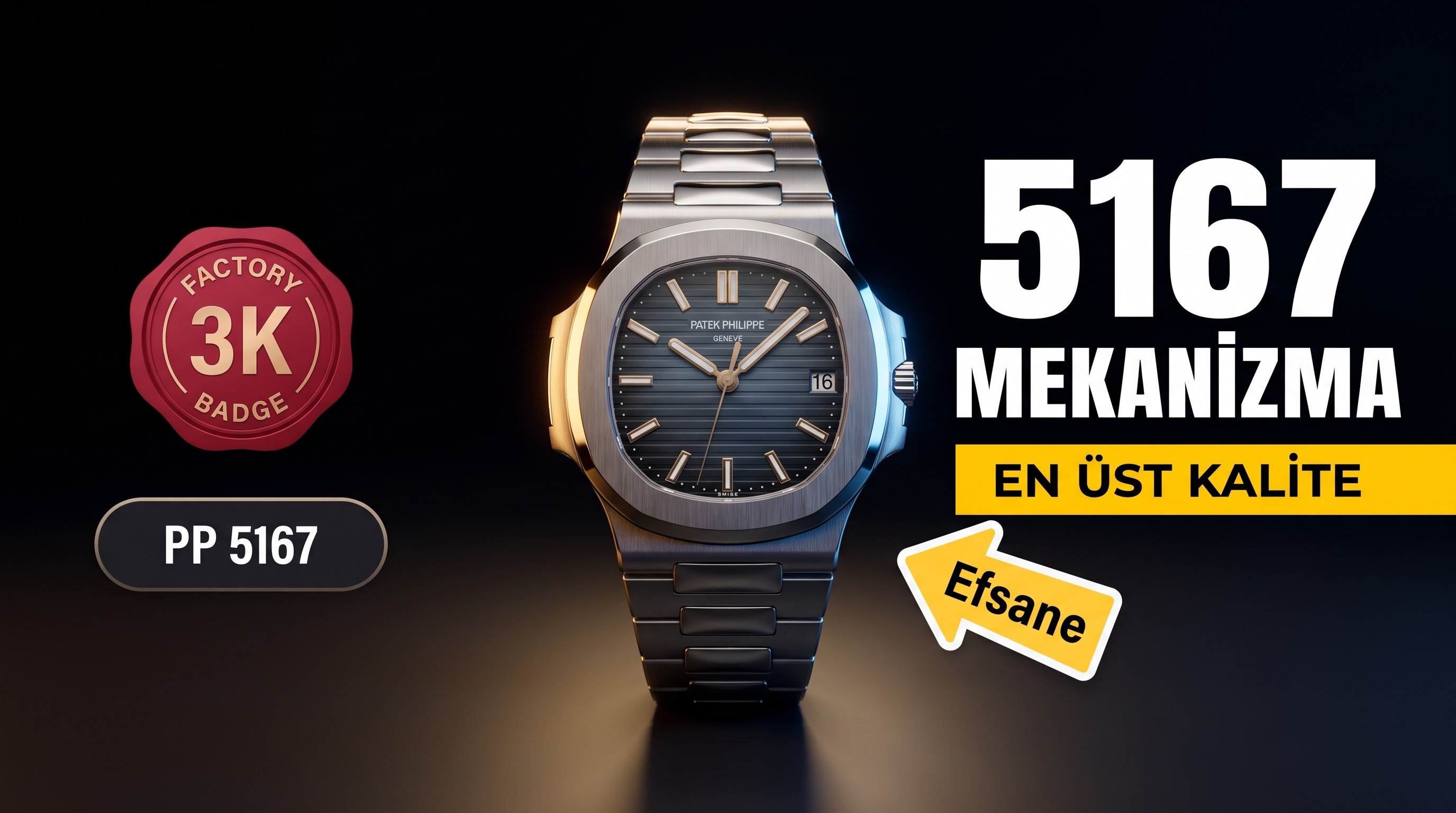 Patek Philippe Aquanaut 5167 3K Factory İncelemesi