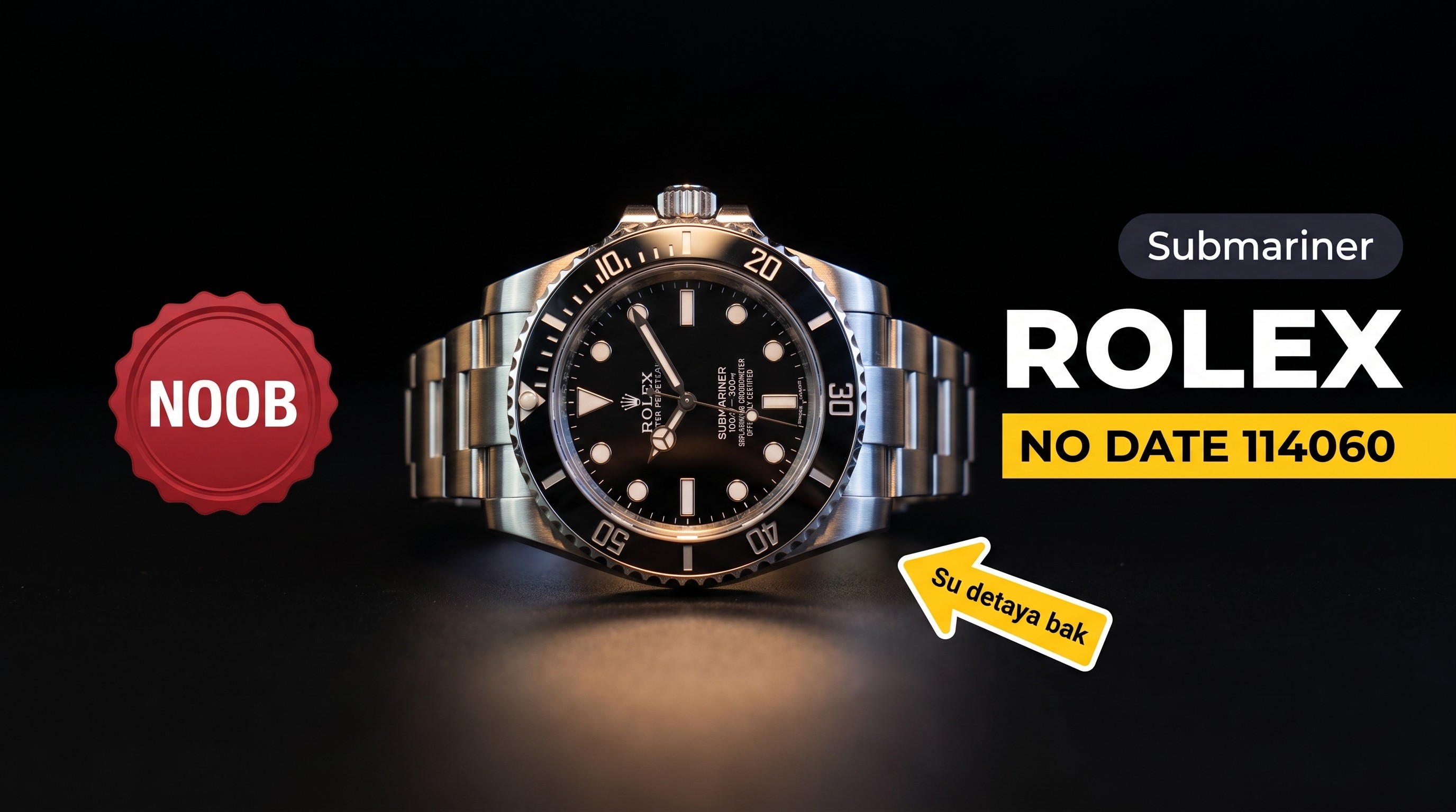 Rolex Submariner 114060 Noob Factory İncelemesi