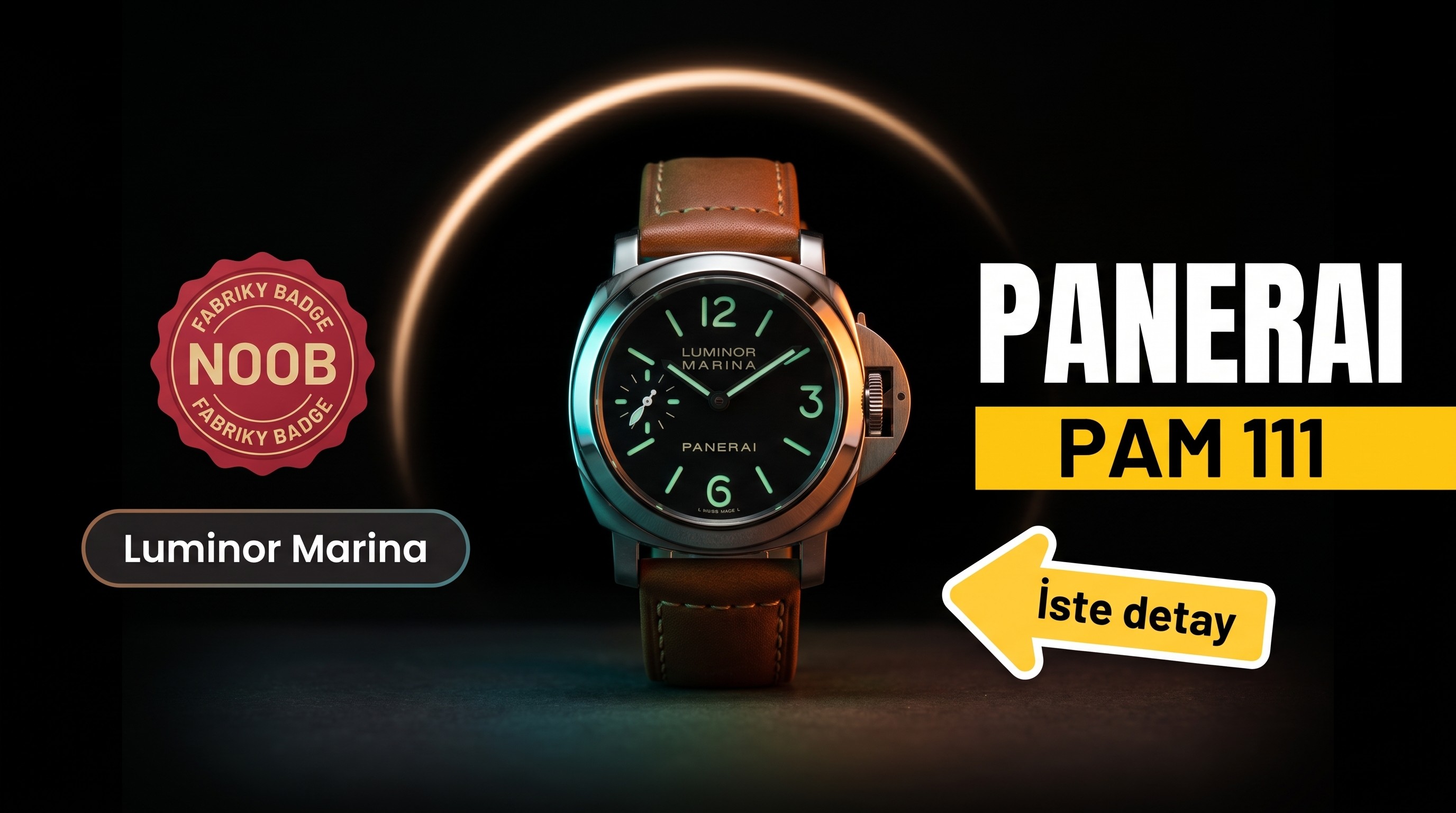 Panerai Luminor Marina PAM111 Noob Factory İncelemesi