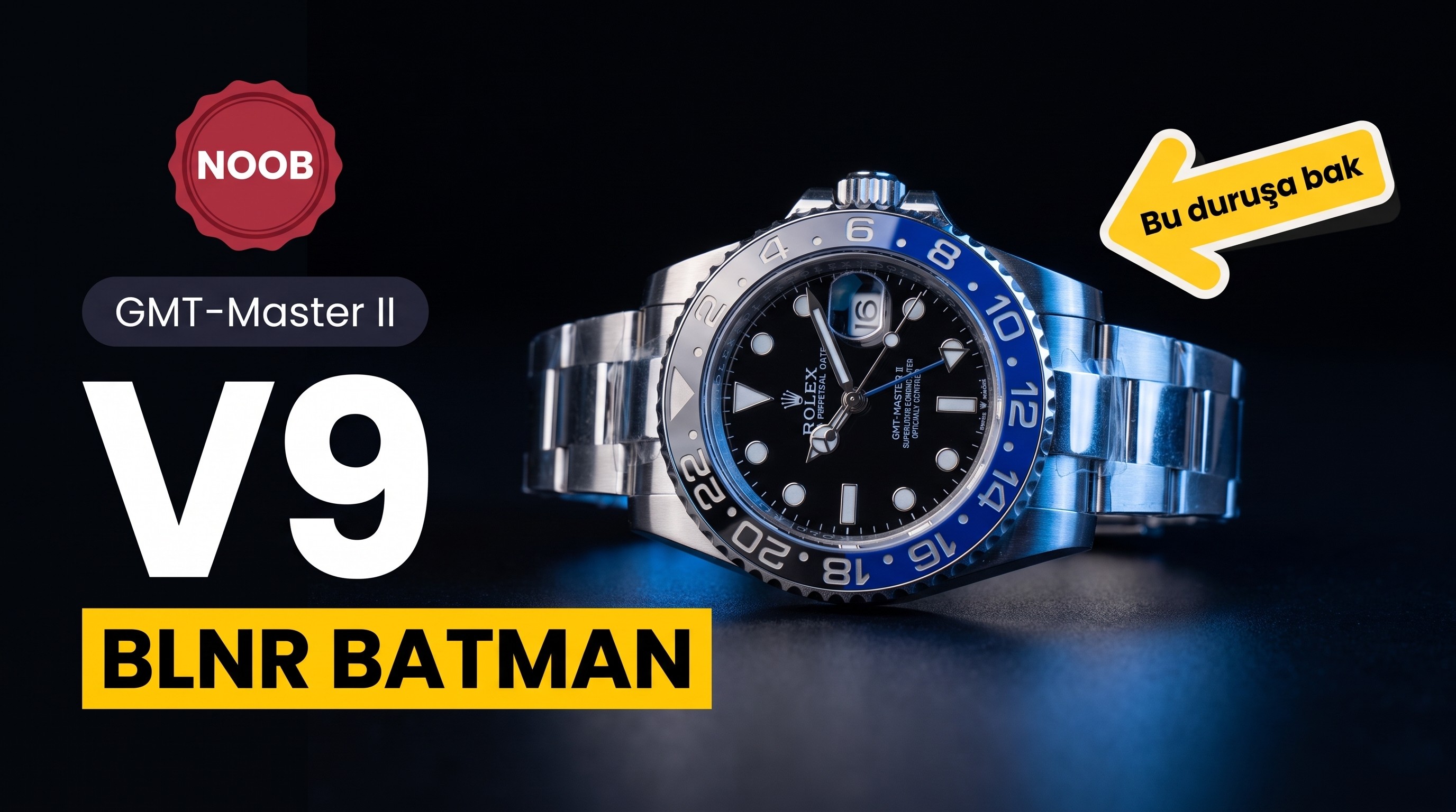 Rolex GMT-Master II 116710BLNR V9 Factory İncelemesi