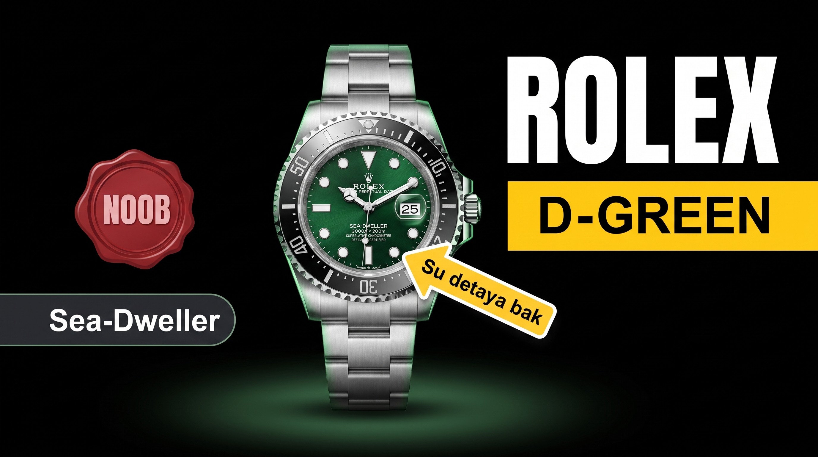 Rolex Sea-Dweller Noob Factory İncelemesi