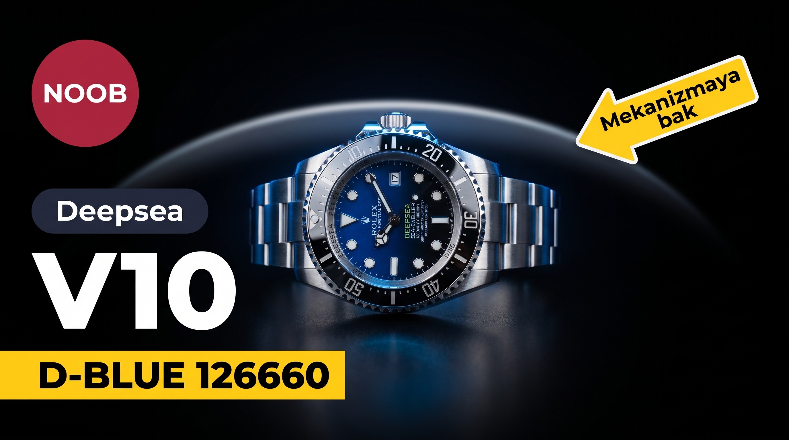 Rolex Sea-Dweller 116660 Noob Factory İncelemesi
