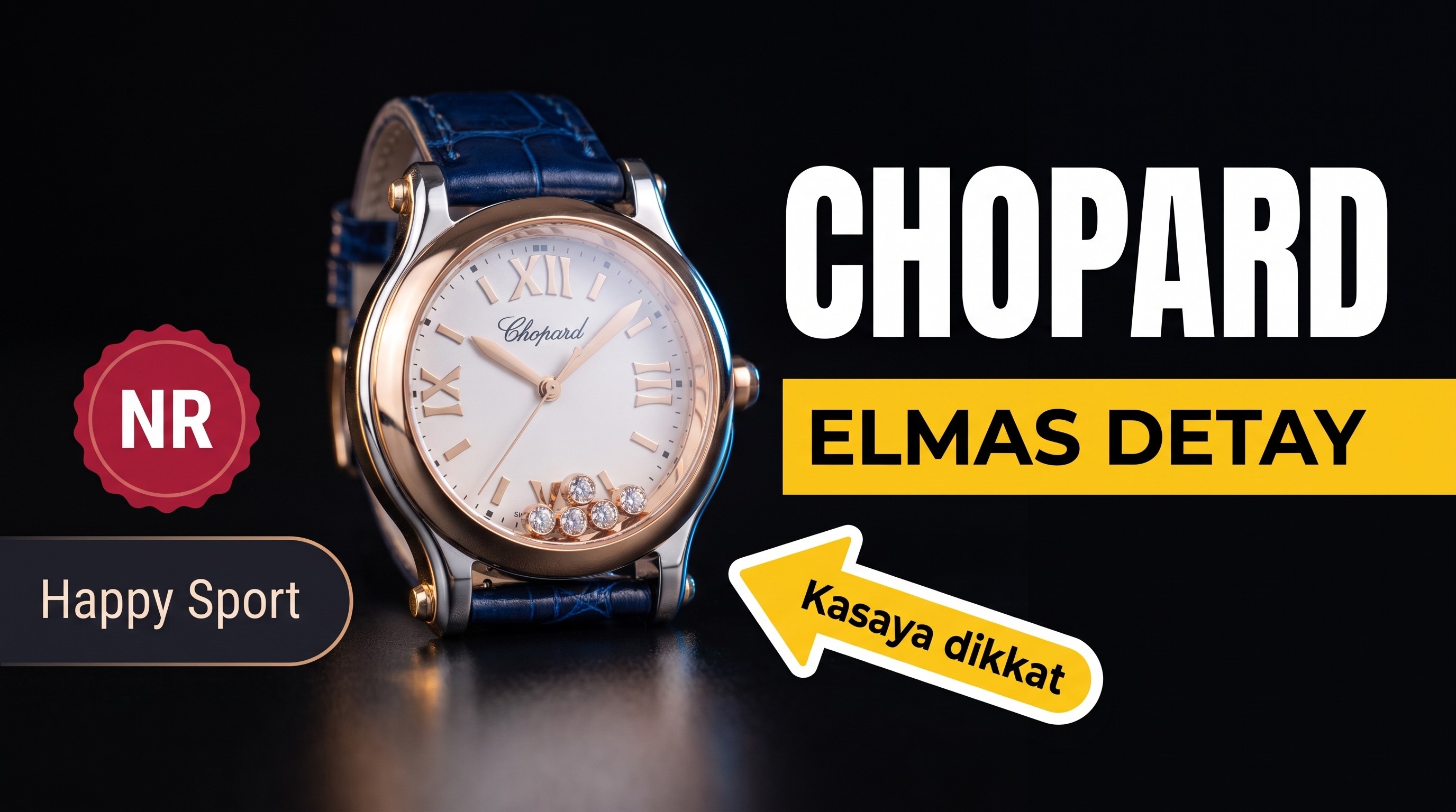 NR Factory Chopard Happy Sport Kadın Saati V3 Yükseltilmiş Sürüm No.2