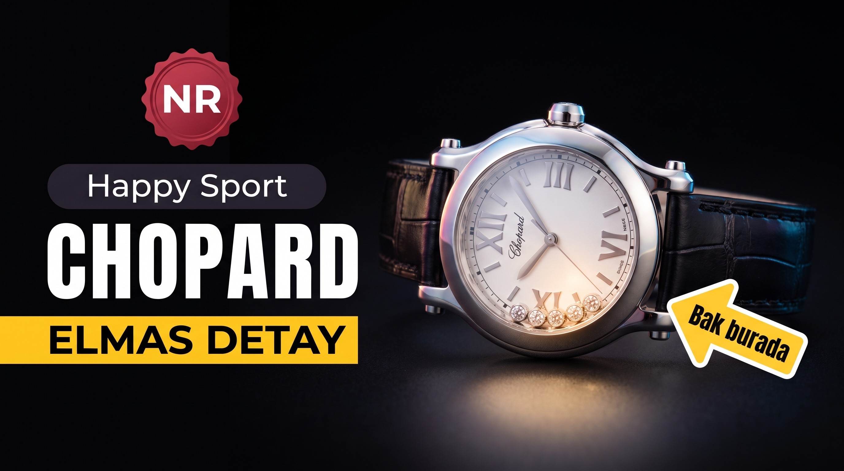 NR Factory Chopard HappySport Kadın Saati V3 Yükseltilmiş Versiyon