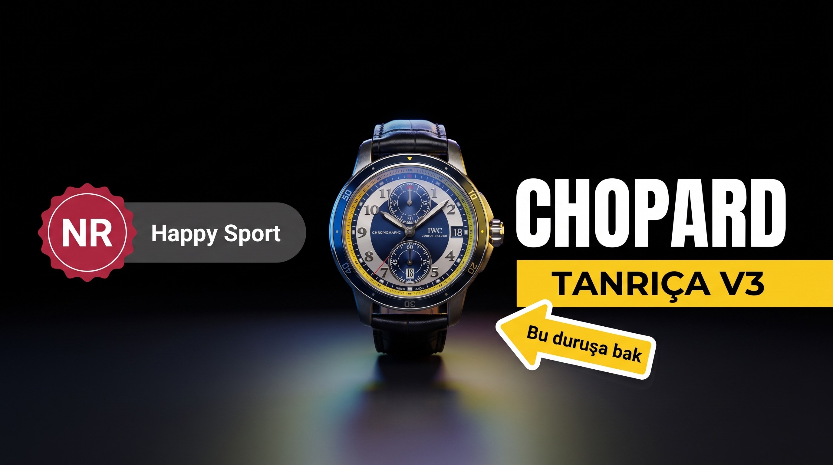 NR Factory Chopard Tanrıça Happy Sport Kol Saati V3 Yükseltilmiş Sürüm