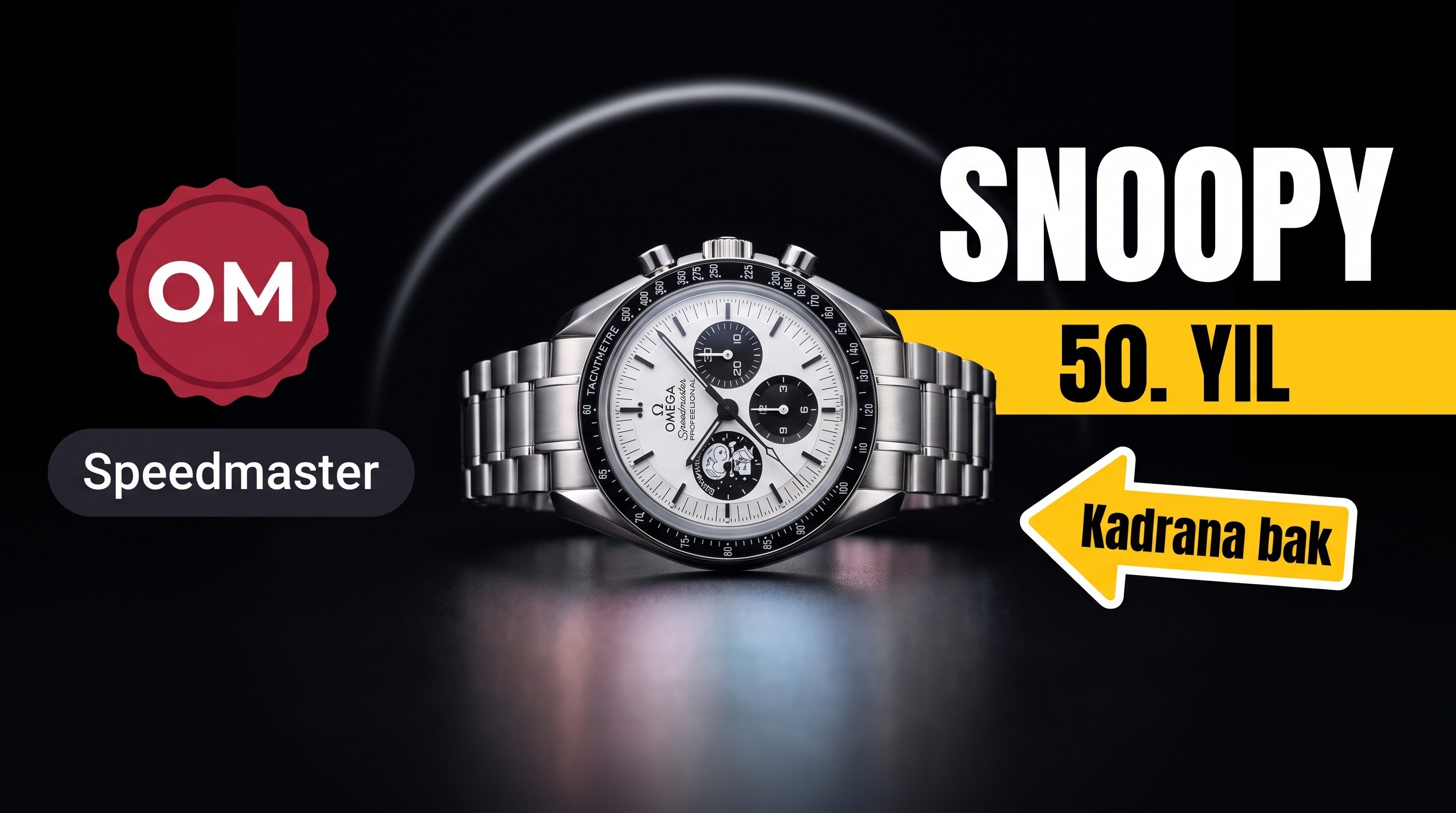 OM Factory Omega Speedmaster Snoopy 50. Yıl Modelinin İşçiliğine Kısa Bir Bakış