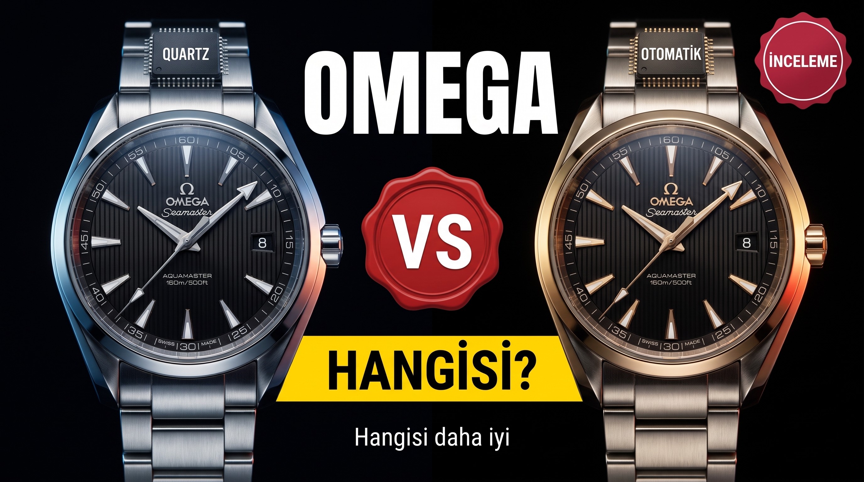 Omega Quartz vs Otomatik Karşılaştırması
