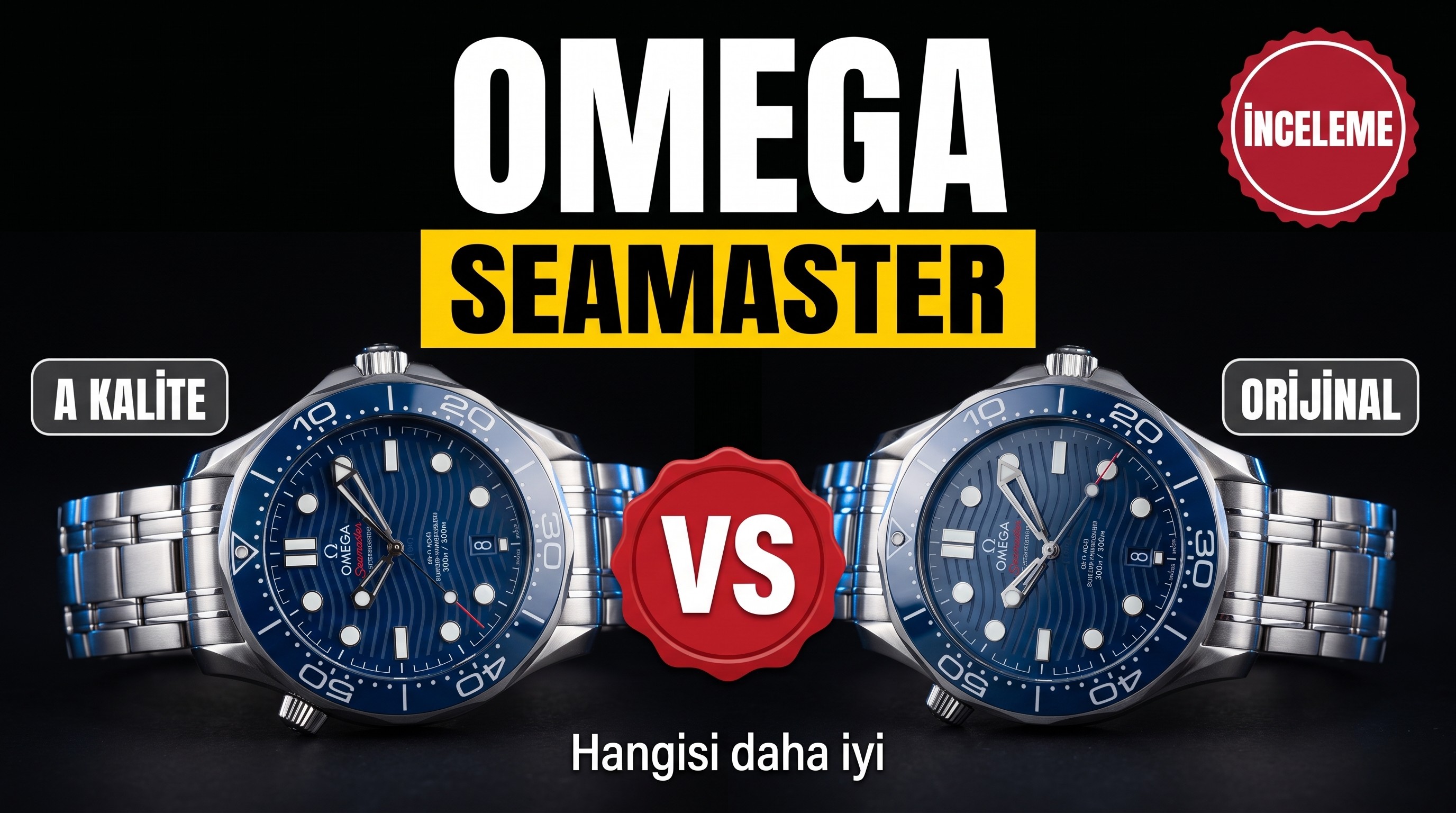Omega Seamaster 21030422006001 Saatinin vs Versi...
