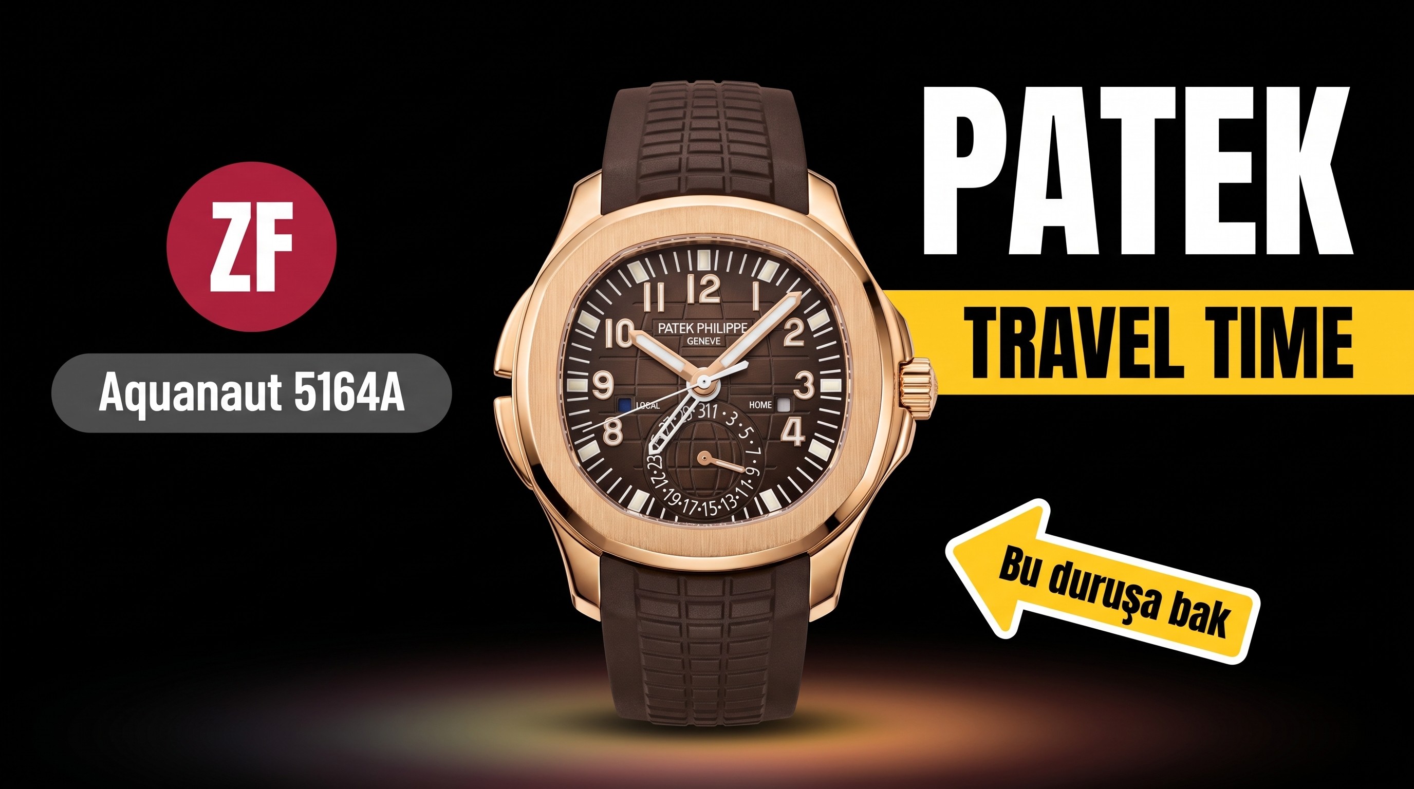 Patek Philippe Aquanaut 5164A-001 ZF Factory İnc...