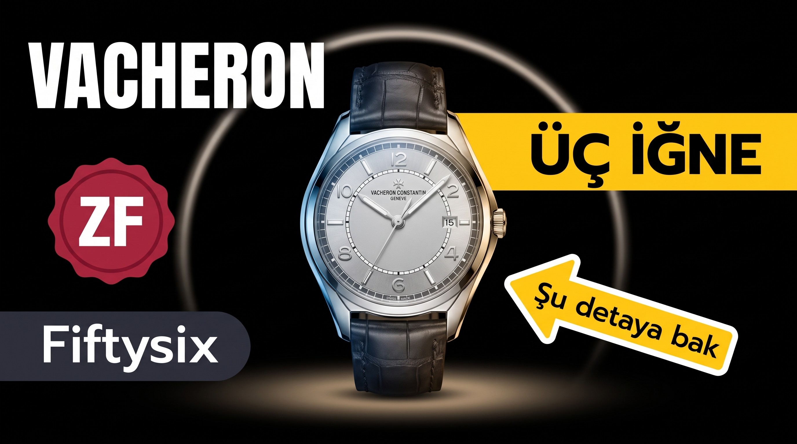 Önizleme: ZF Factory Vacheron Constantin Fiftysix serisi üç iğneli kol saati orijinal karşılaştırmalı inceleme