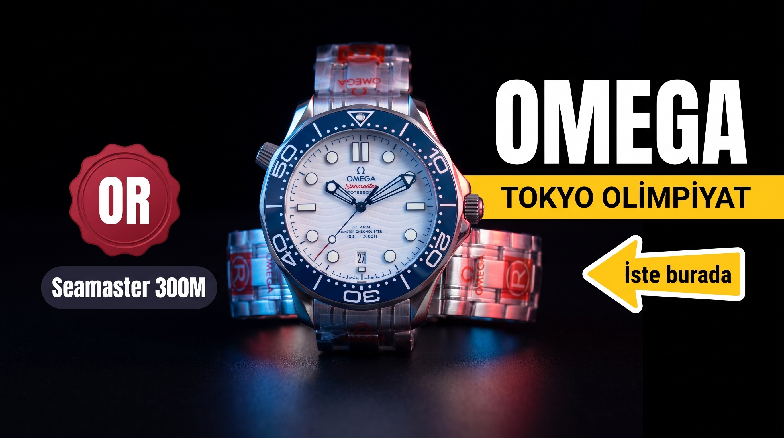 OR Factory Omega Seamaster 300M Tokyo Olimpiyat modeli kol saati detaylı inceleme