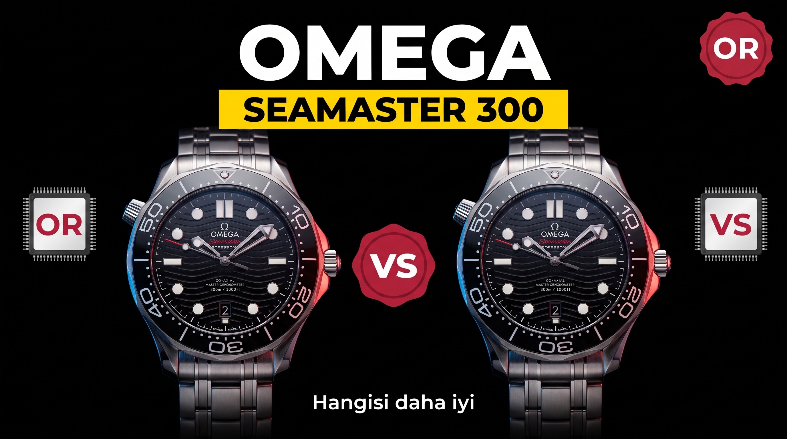 OR Factory Omega Seamaster 300 ile VS Factory karşılaştırması: Hangisi daha iyi?