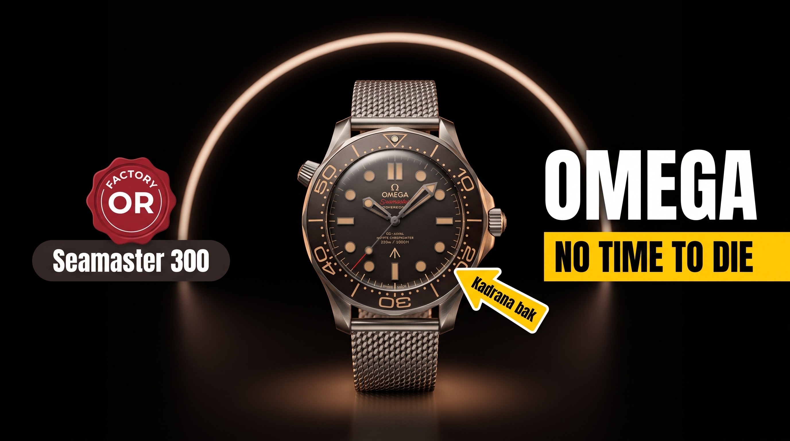 OR Factory Omega Seamaster 300 No Time to Die saat incelemesi