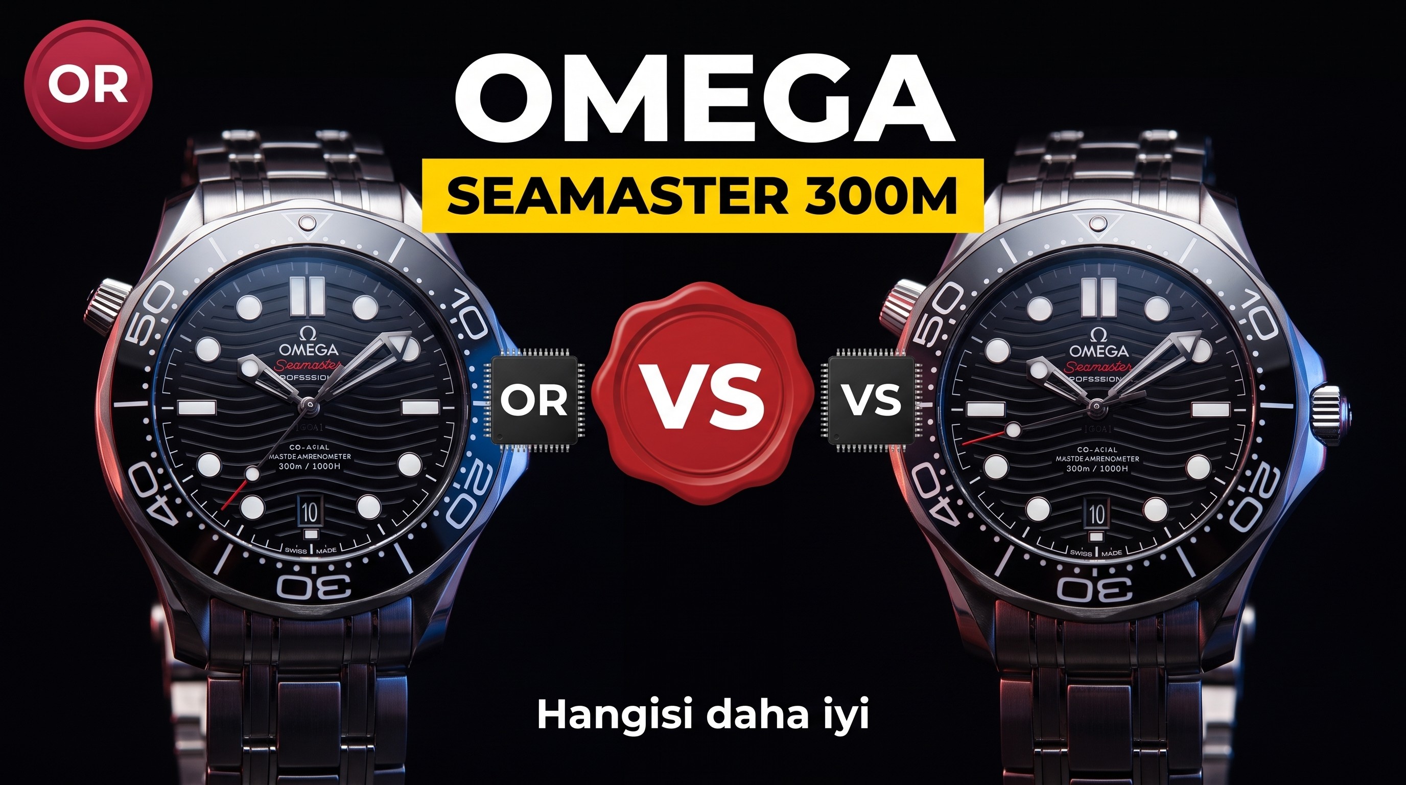 OR Factory Omega Seamaster 300M karşılaştırması VS Factory