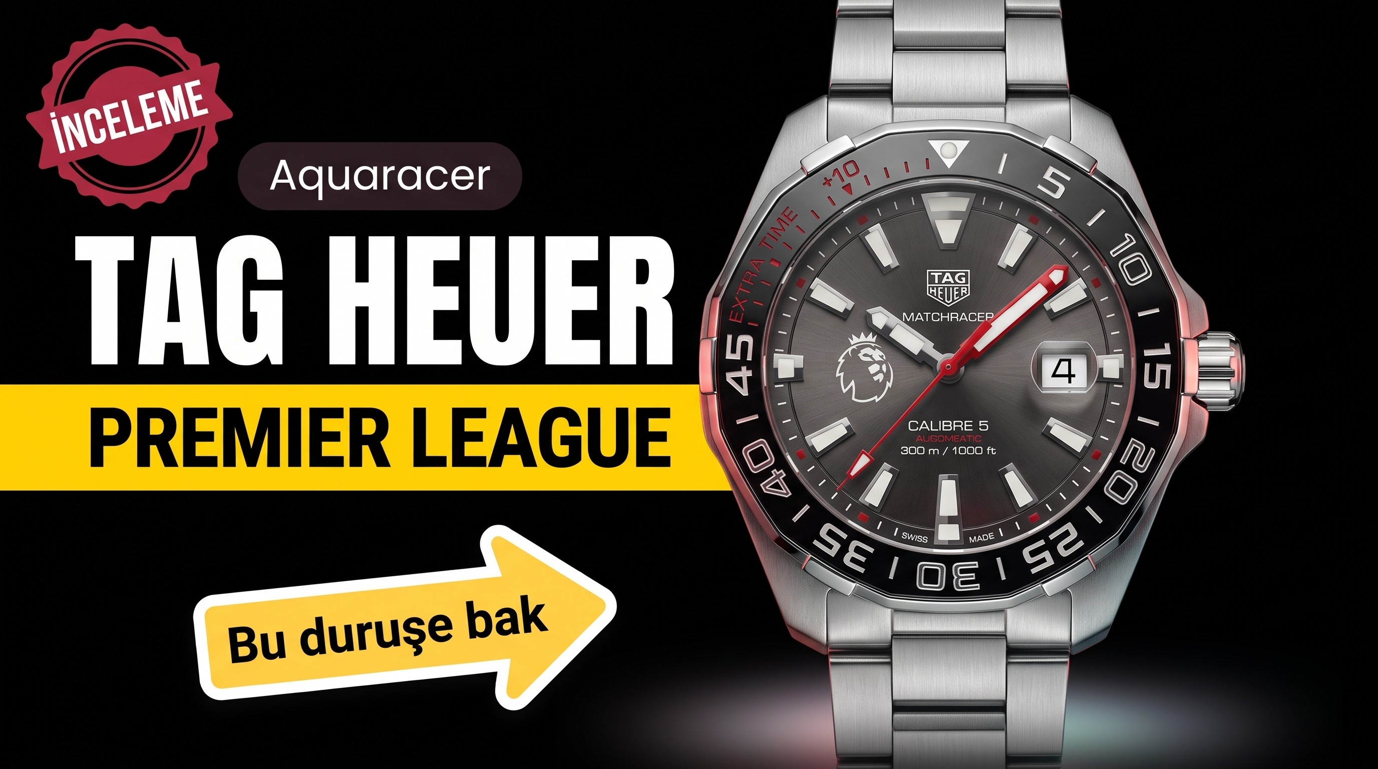 Orijinal Mekanizmalı Replika Tag Heuer Aquaracer Premier League