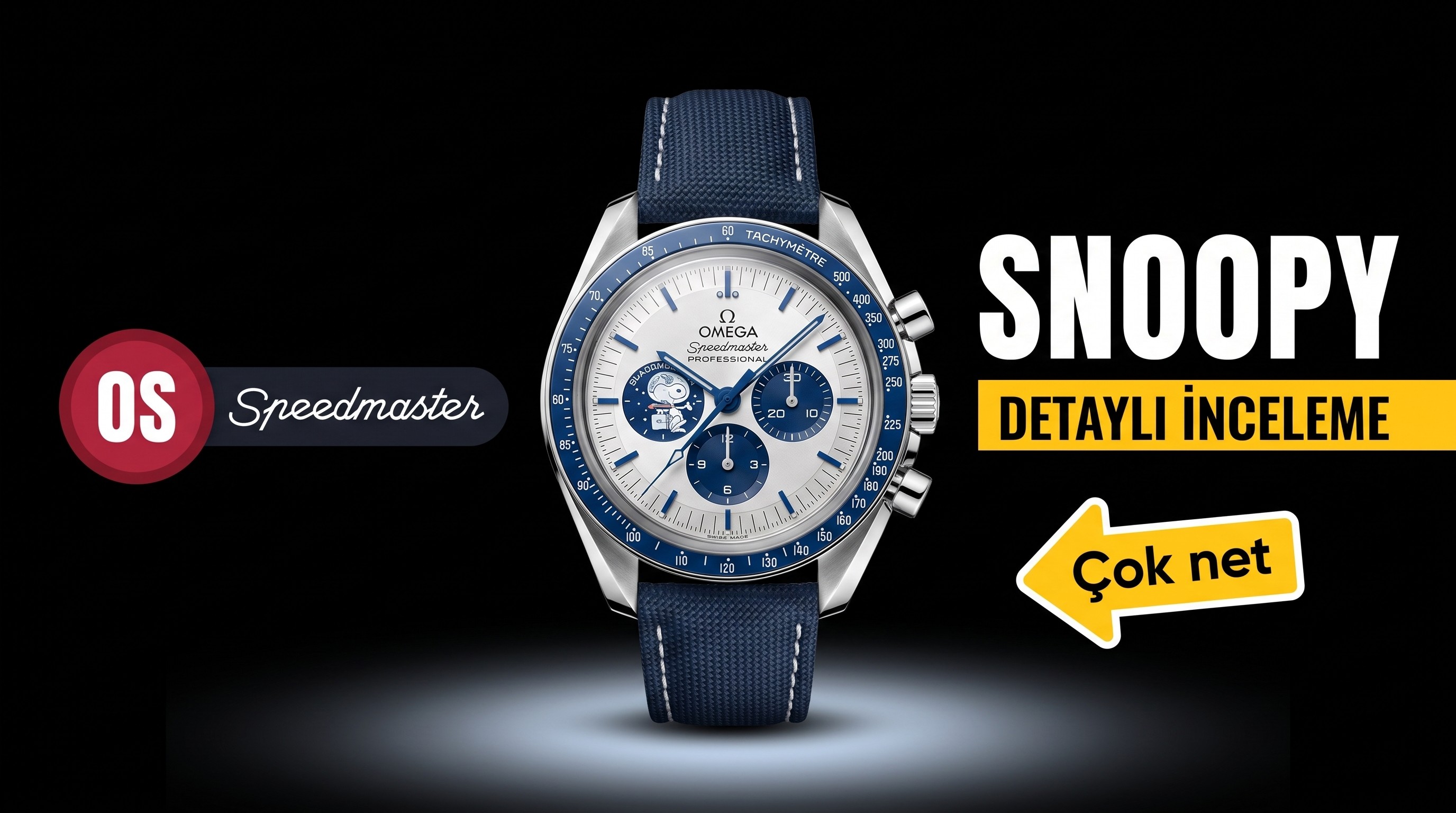 OS Factory Omega Snoopy Speedmaster kol saati detaylı incelemesi