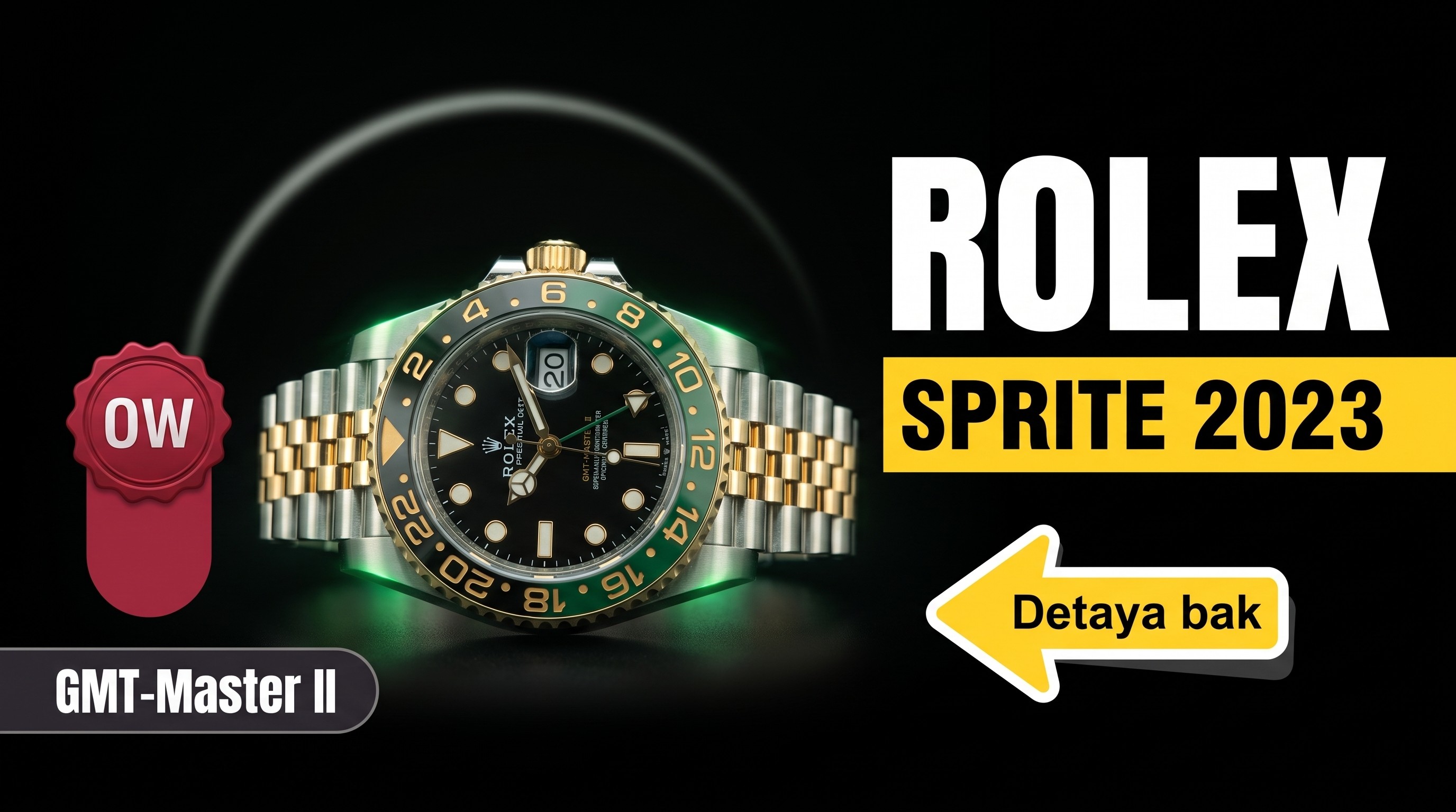 OW Factory'dan Yeni 2023 GMT-Master II 126718GRNR ve 126713GRNR Replikaları