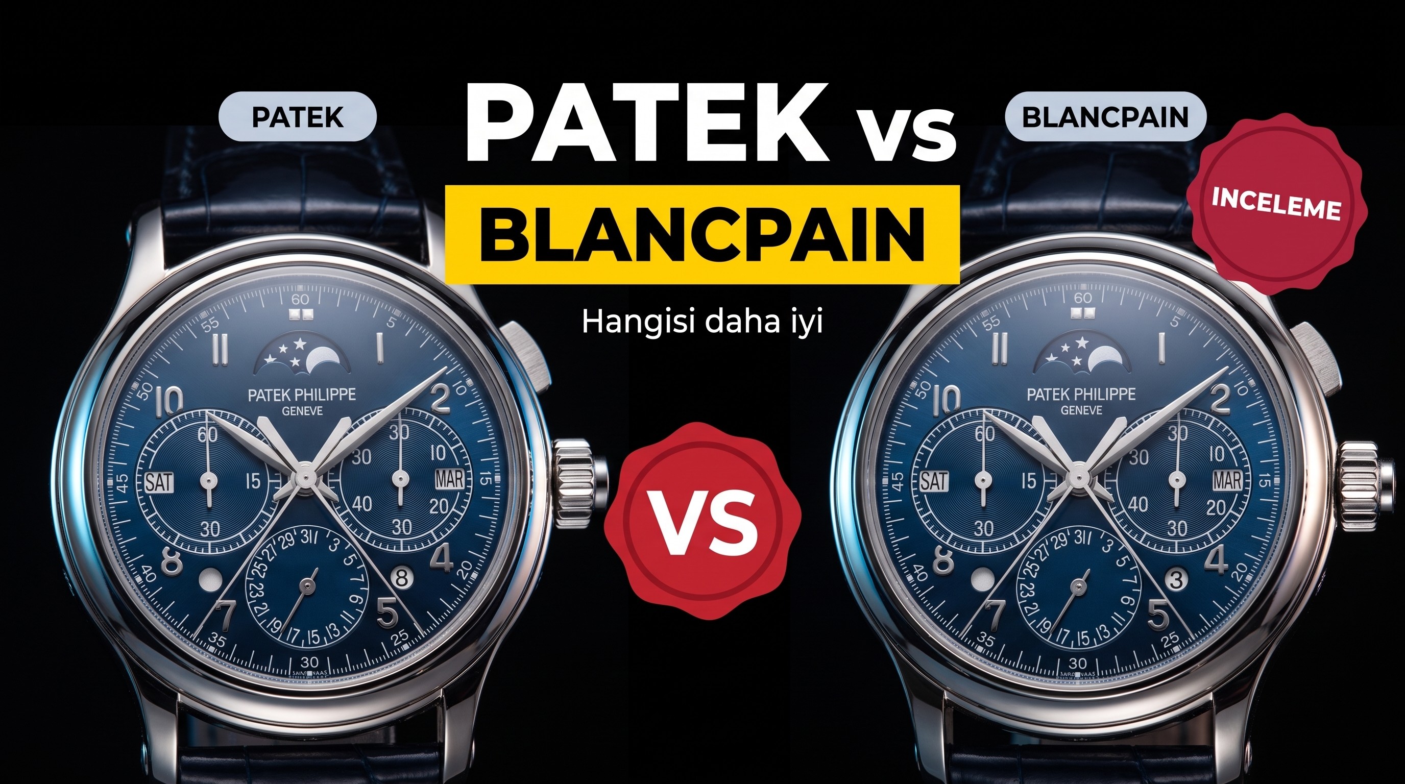 Patek Philippe vs Blancpain Karşılaştırması
