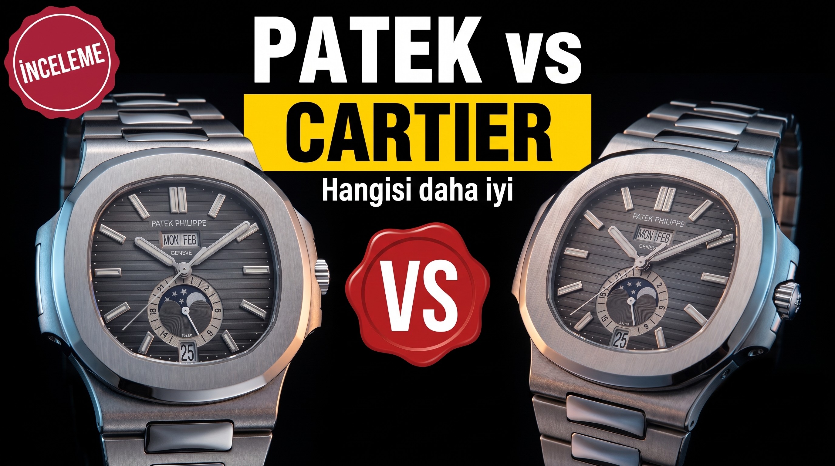 Patek Philippe vs Cartier Hangisi Daha Iyi Karşı...